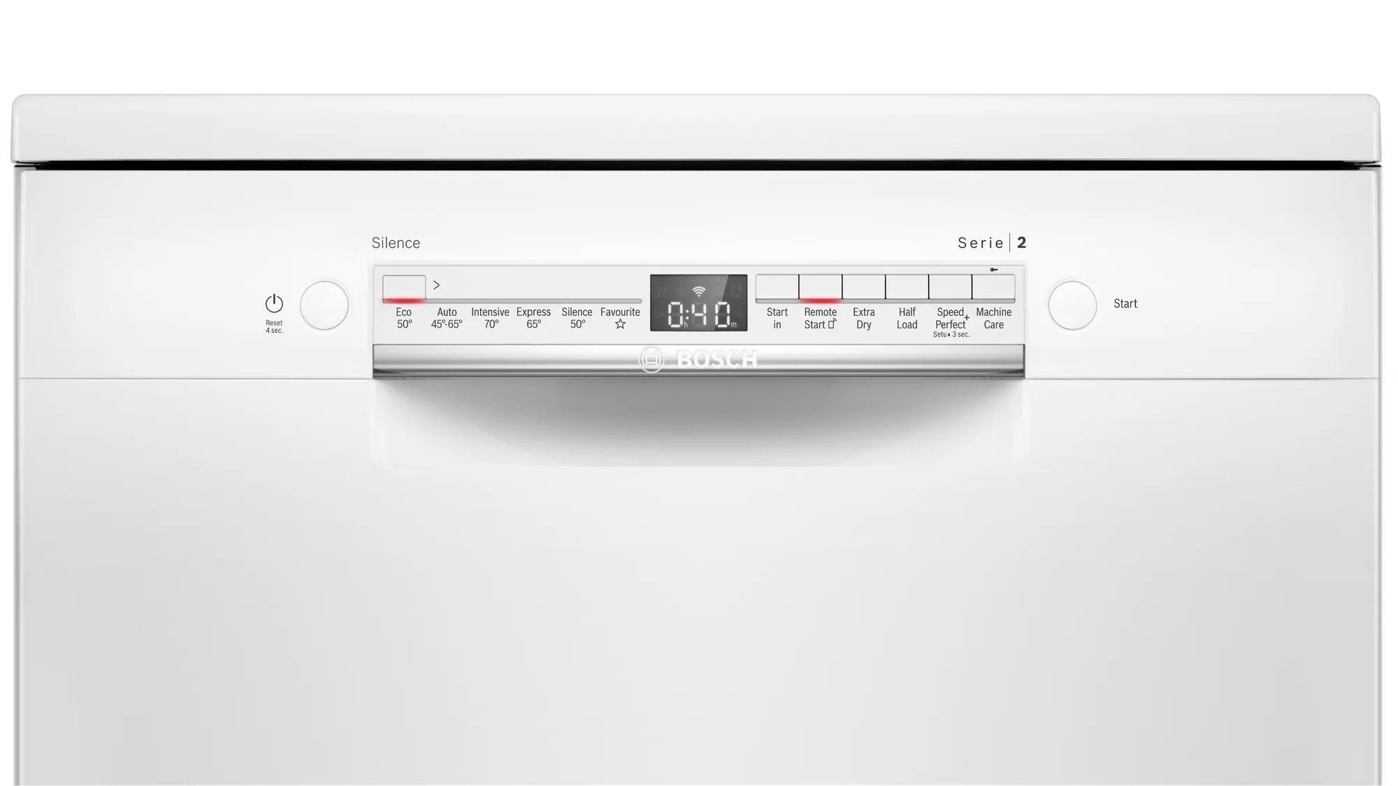 Bosch SMS2HVW67G Full Size Freestanding Dishwasher - White  thumbnail image