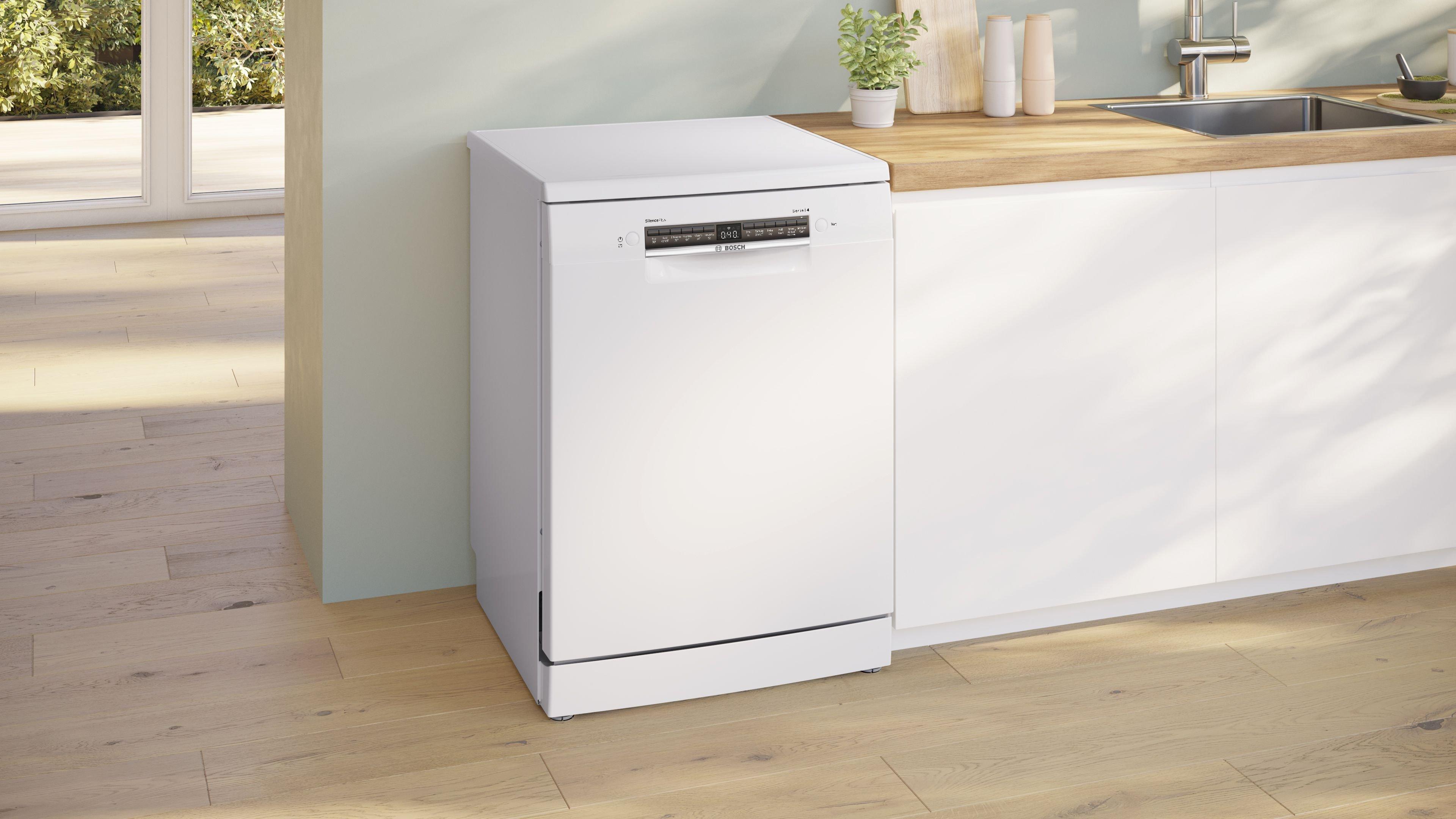 Bosch SMS4EKW06G Dishwasher - White - 13 Place Settings thumbnail image