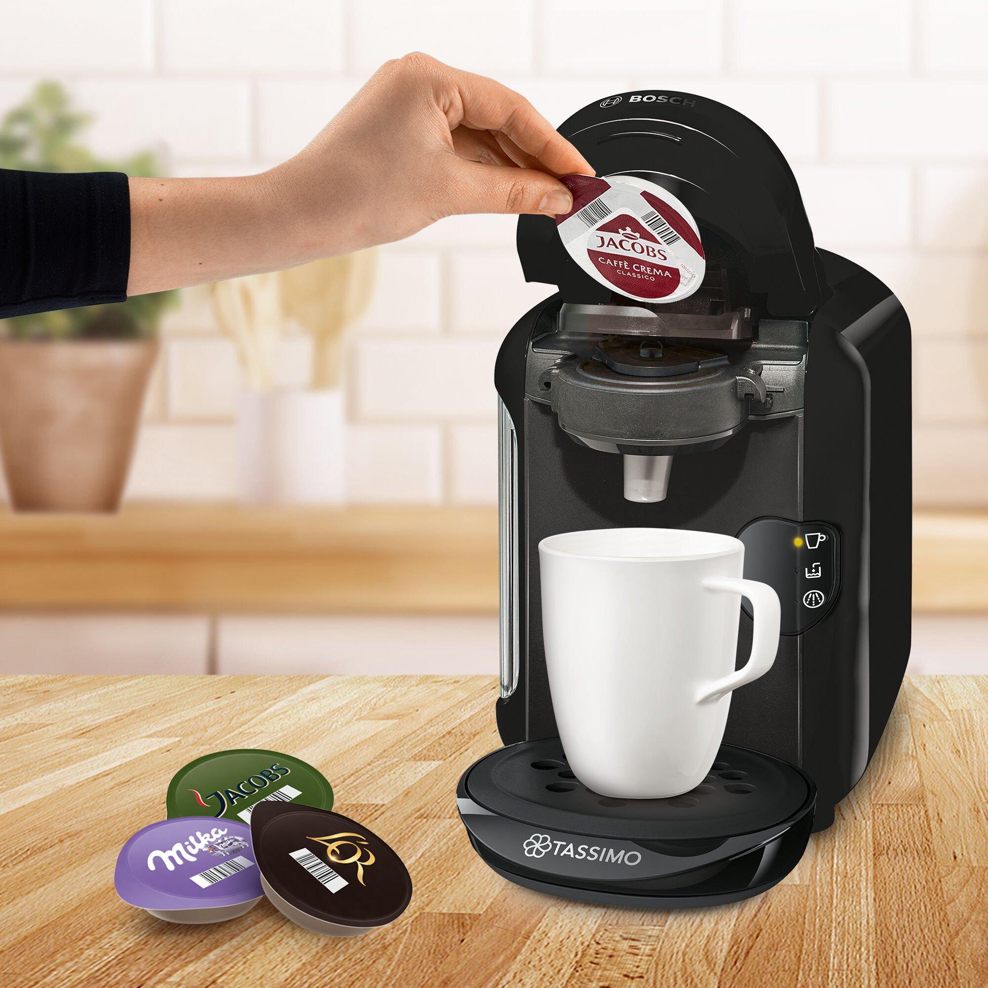 Bosch TAS1402GB Tassimo Vivy 2 Pod Coffee Machine - Black thumbnail image