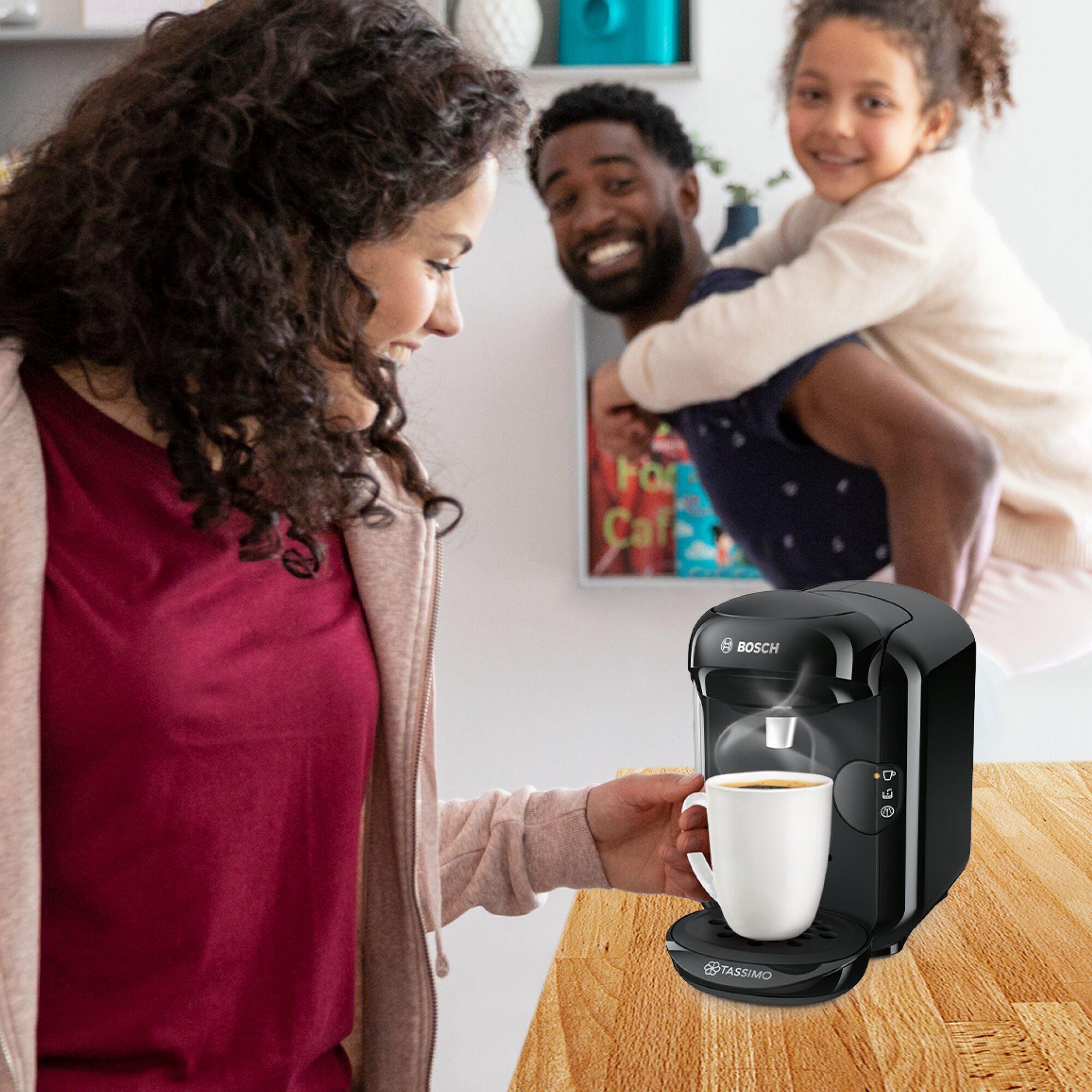 Bosch TAS1402GB Tassimo Vivy 2 Pod Coffee Machine - Black thumbnail image