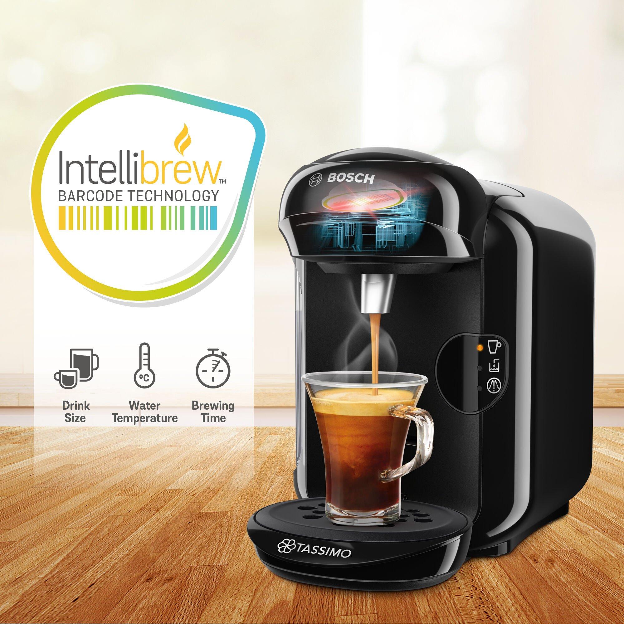 Bosch TAS1402GB Tassimo Vivy 2 Pod Coffee Machine - Black thumbnail image