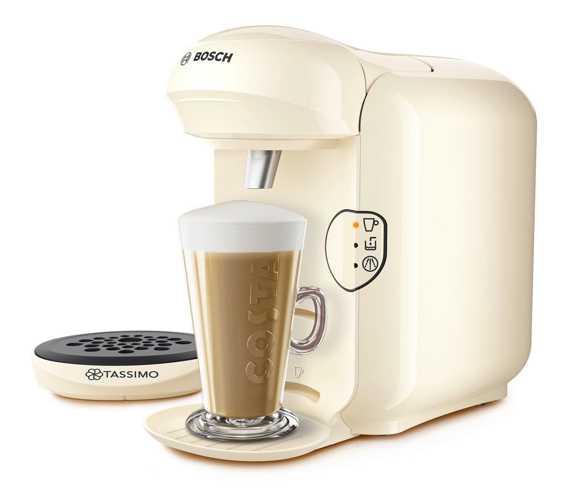 Bosch TAS1407GB Tassimo Vivy 2 Pod Coffee Machine - Cream thumbnail image
