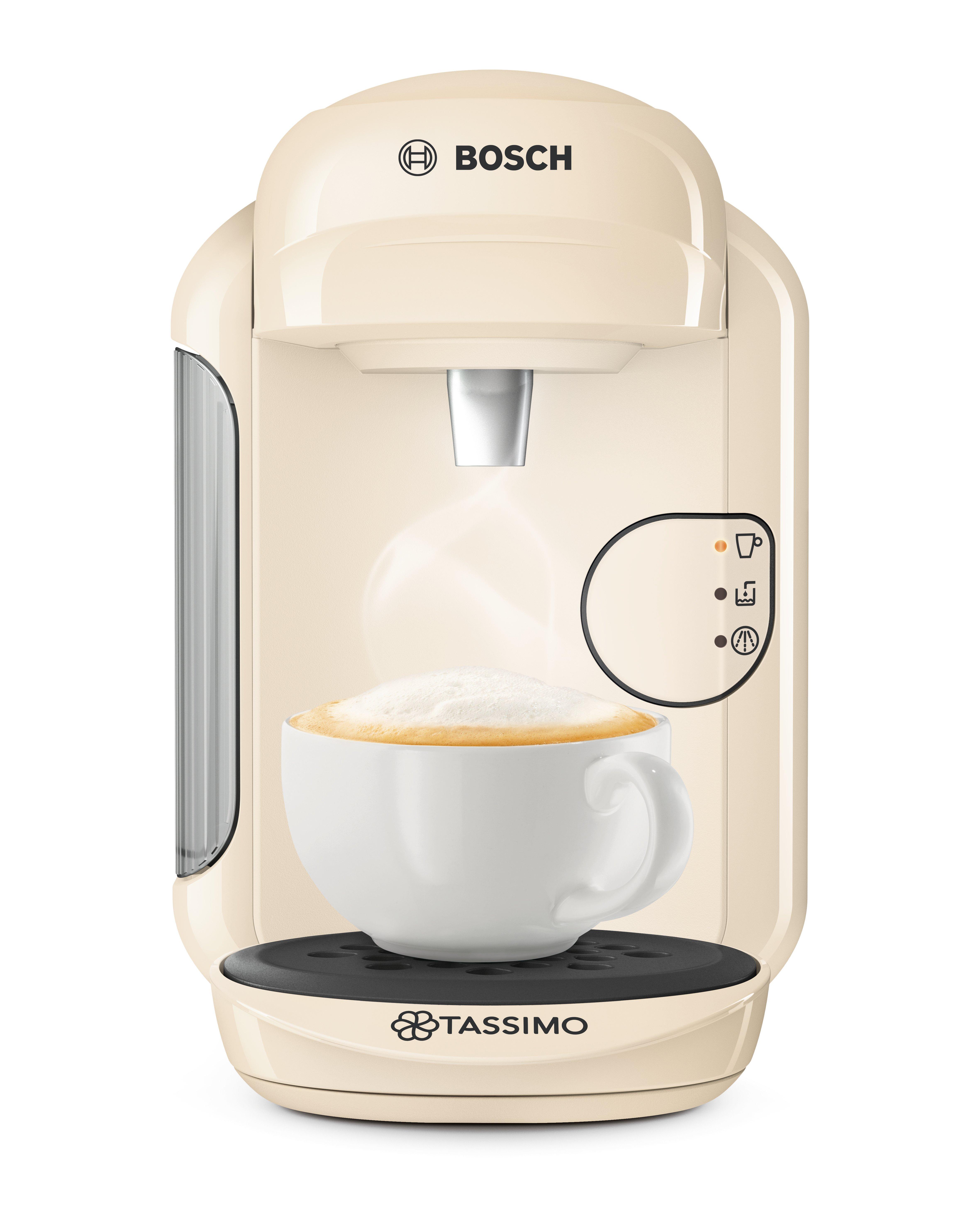 Bosch TAS1407GB Tassimo Vivy 2 Pod Coffee Machine - Cream thumbnail image