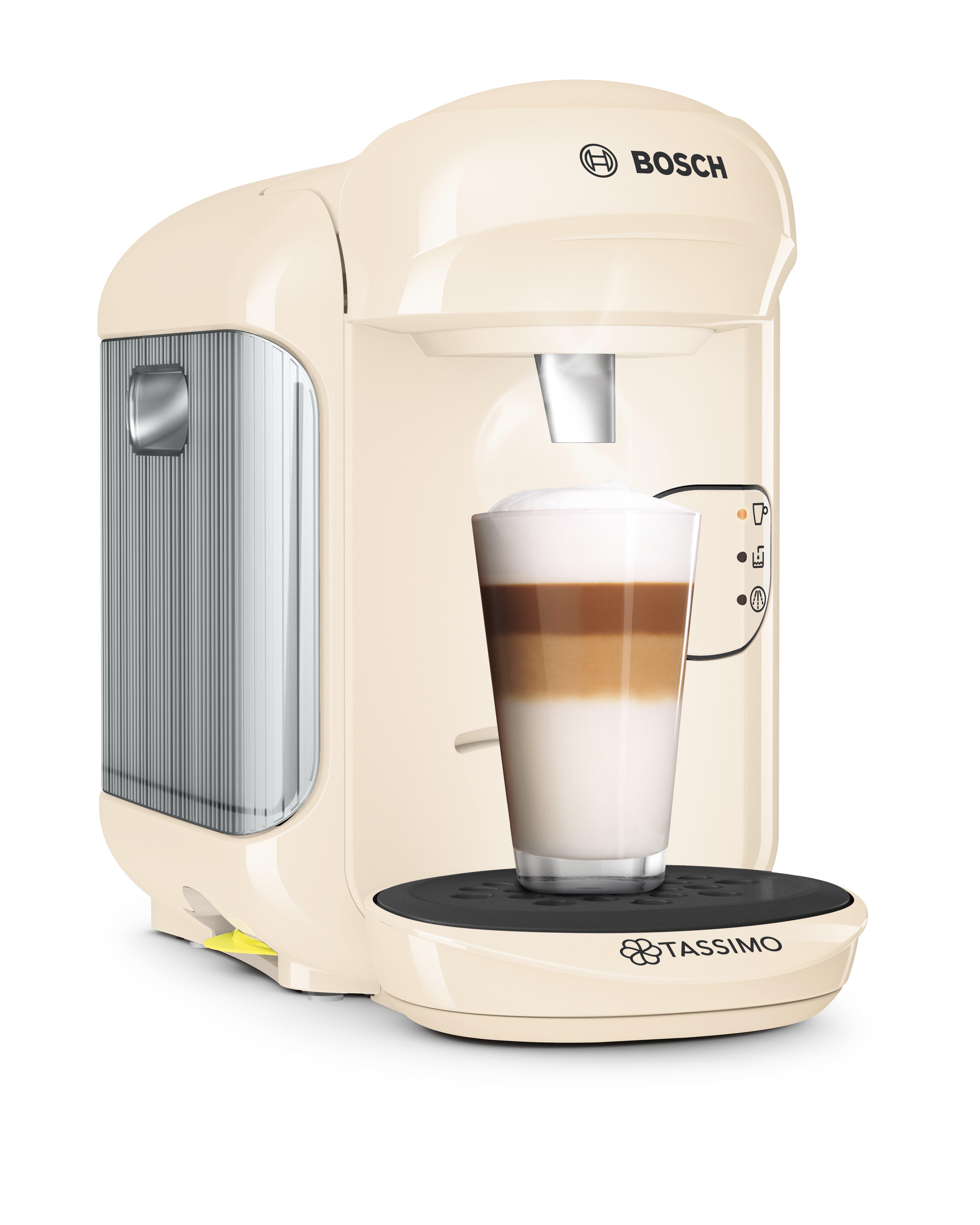 Bosch TAS1407GB Tassimo Vivy 2 Pod Coffee Machine - Cream thumbnail image