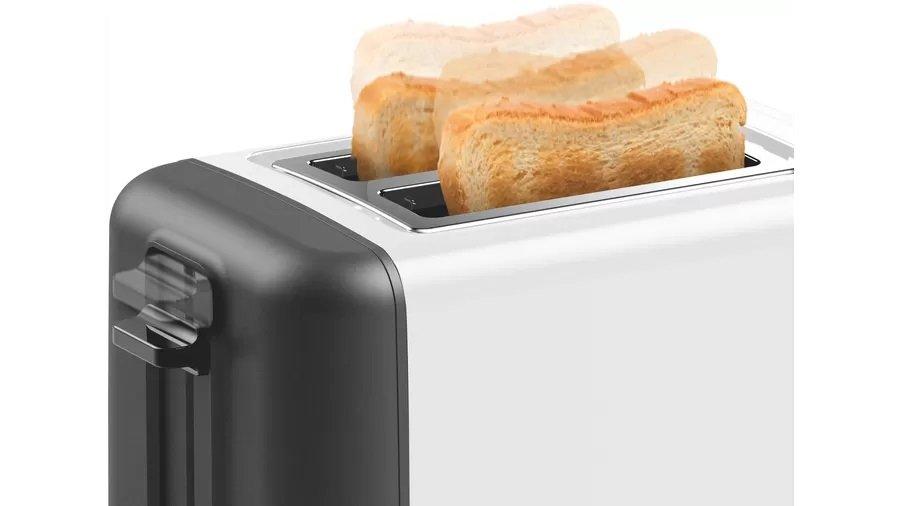 Bosch TAT3P421GB 2 Slice Toaster - White thumbnail image