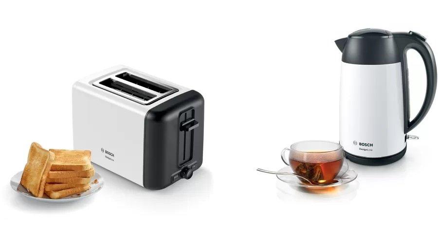 Bosch TAT3P421GB 2 Slice Toaster - White thumbnail image
