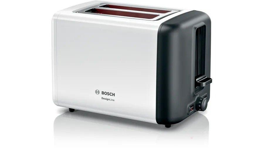 Bosch TAT3P421GB 2 Slice Toaster - White thumbnail image