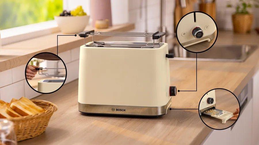 Bosch TAT4M227GB 2 Slice Toaster thumbnail image