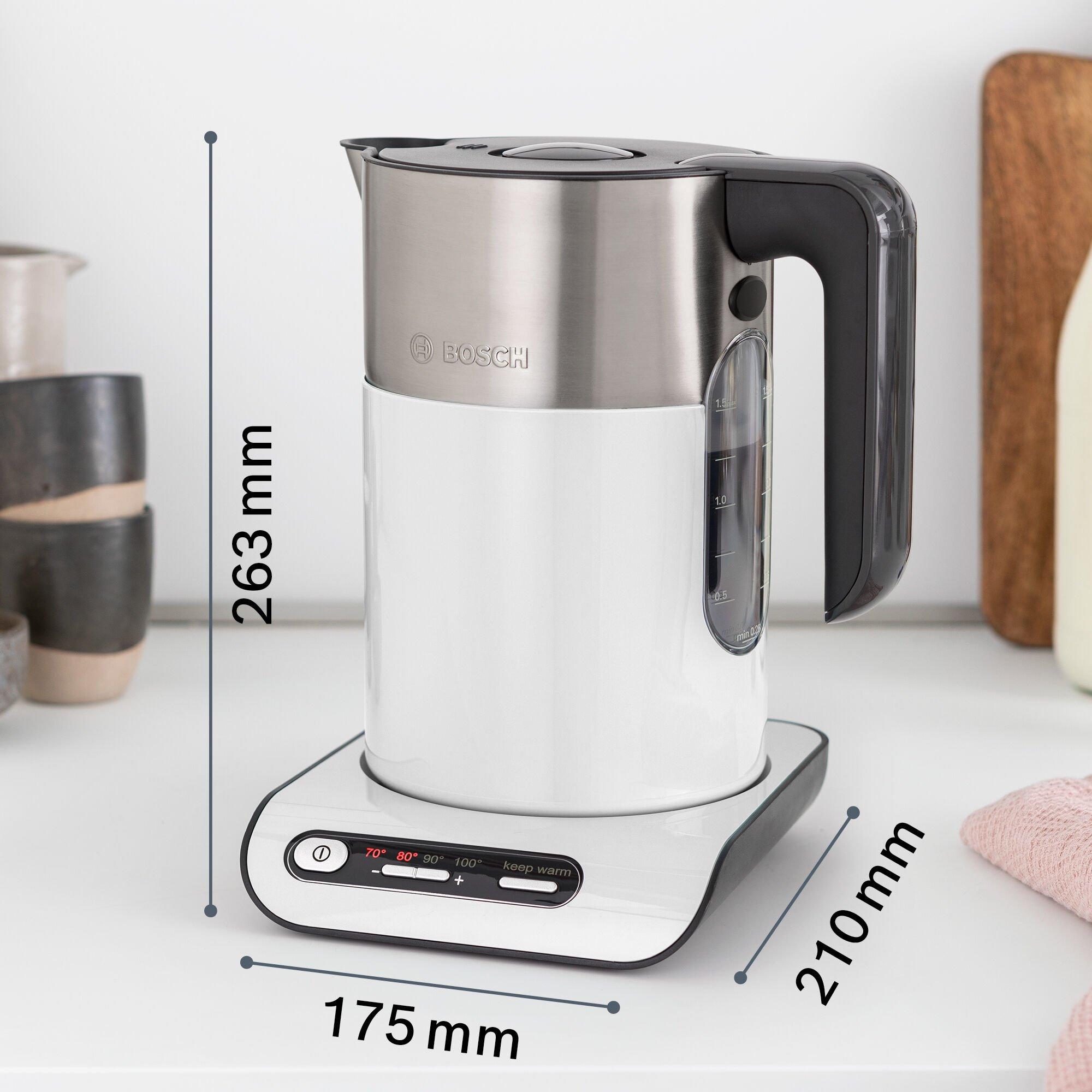 Bosch TWK8631GB 1.5 Litres Jug Kettle - White thumbnail image