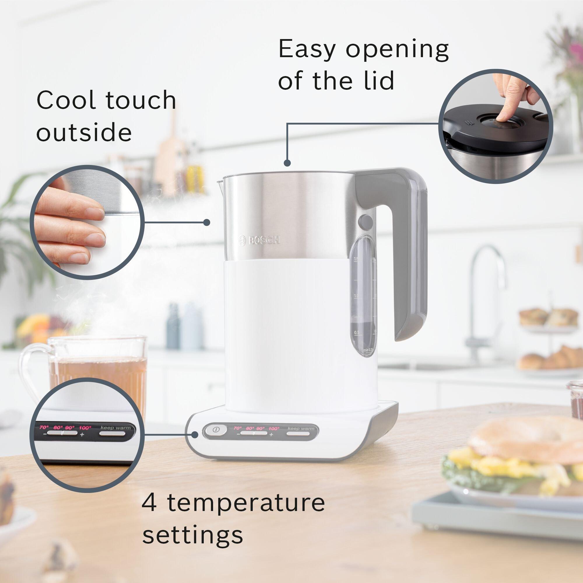Bosch TWK8631GB 1.5 Litres Jug Kettle - White thumbnail image