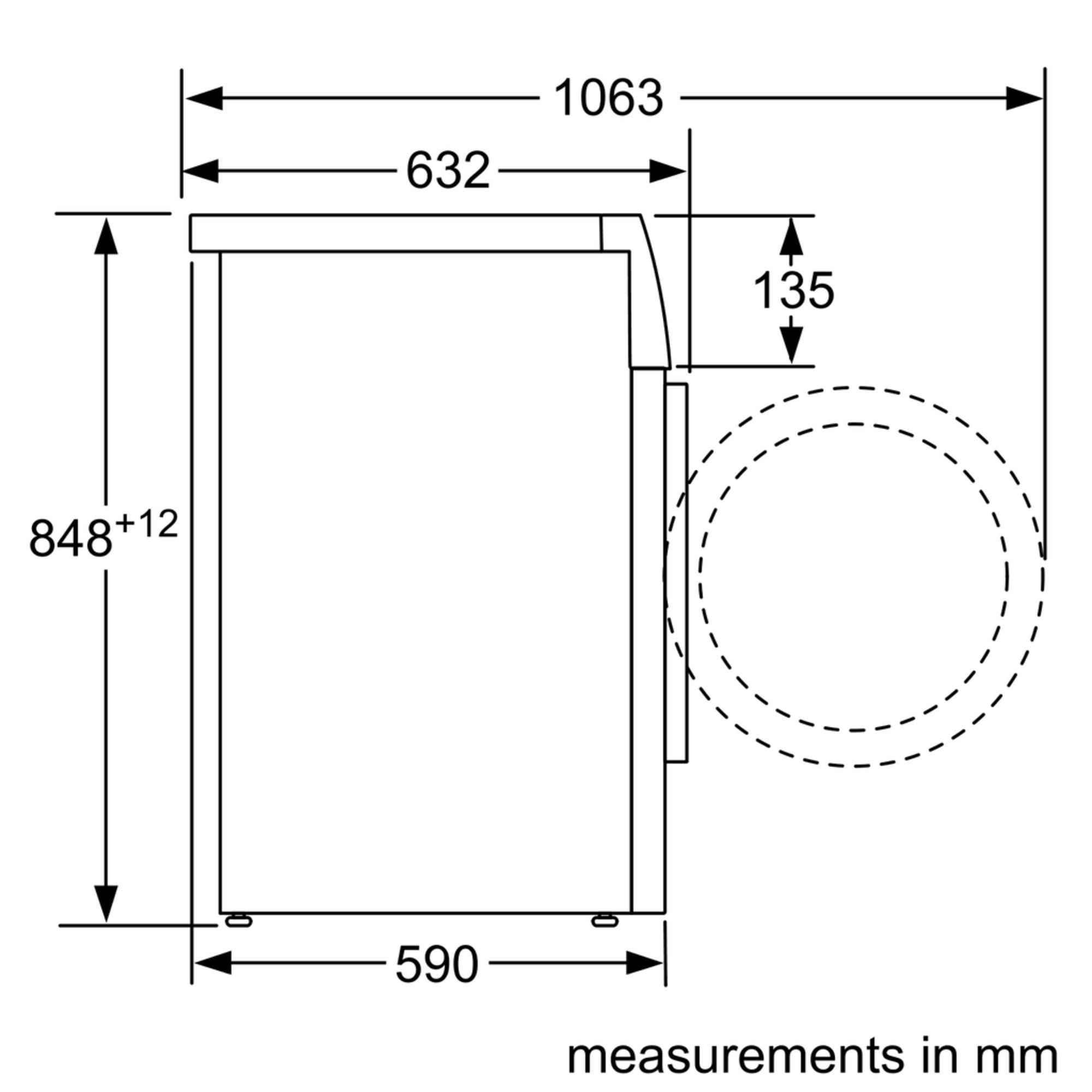 Bosch WGE03408GB 8kg 1400 Spin Washing Machine  thumbnail image