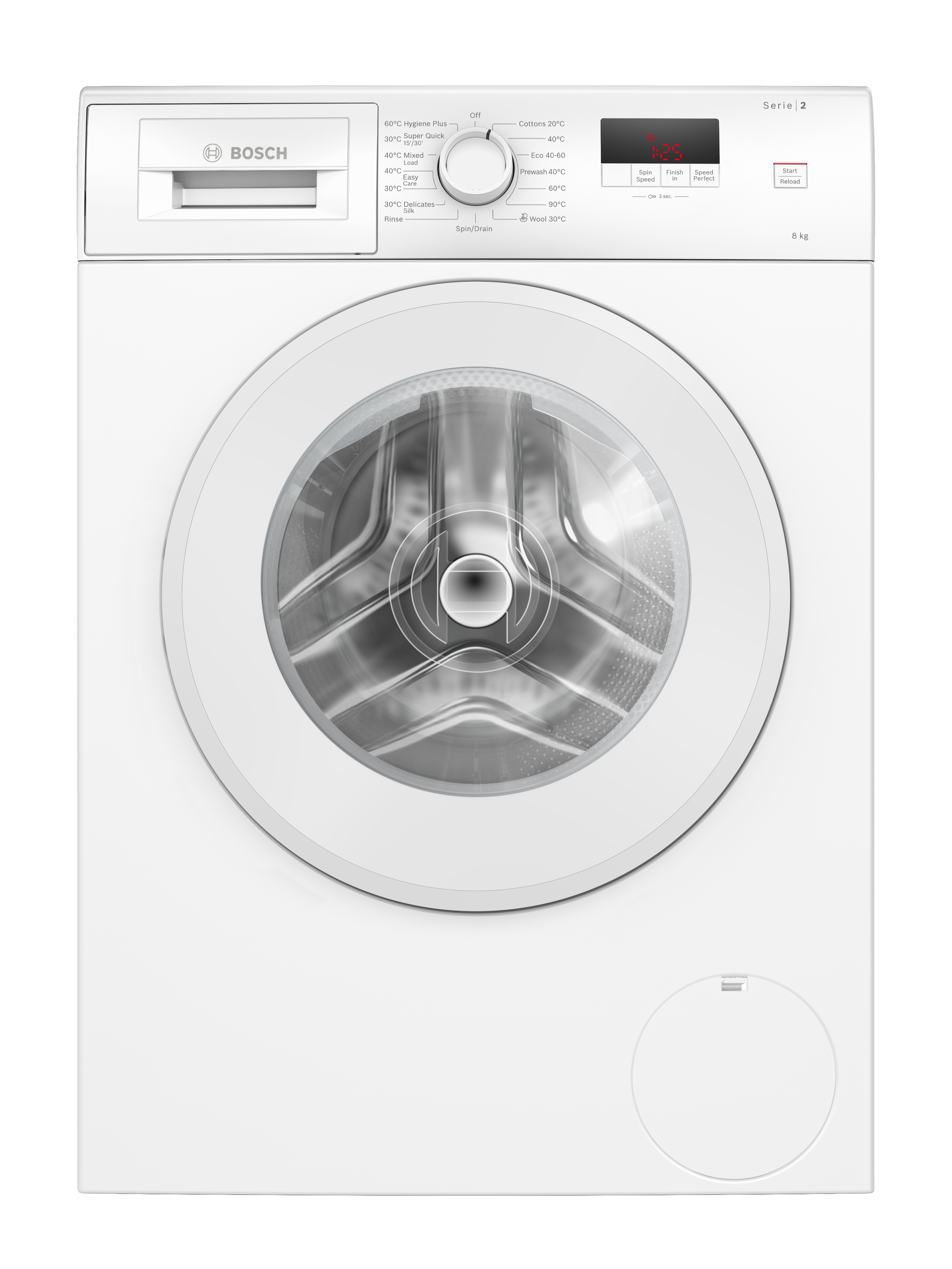 Bosch WGE03408GB 8kg 1400 Spin Washing Machine  thumbnail image