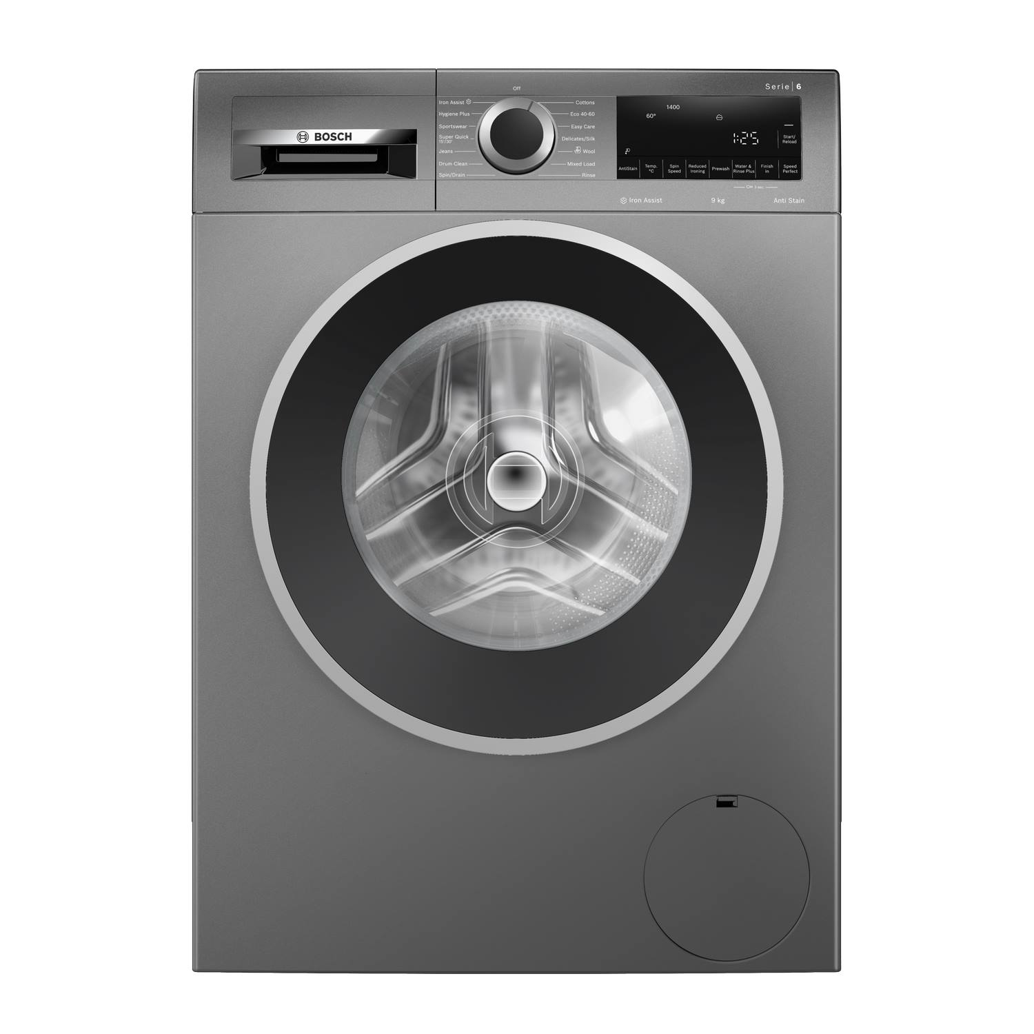 Bosch WGG244ZCGB 9kg 1400 Spin Washing Machine - Graphite thumbnail image
