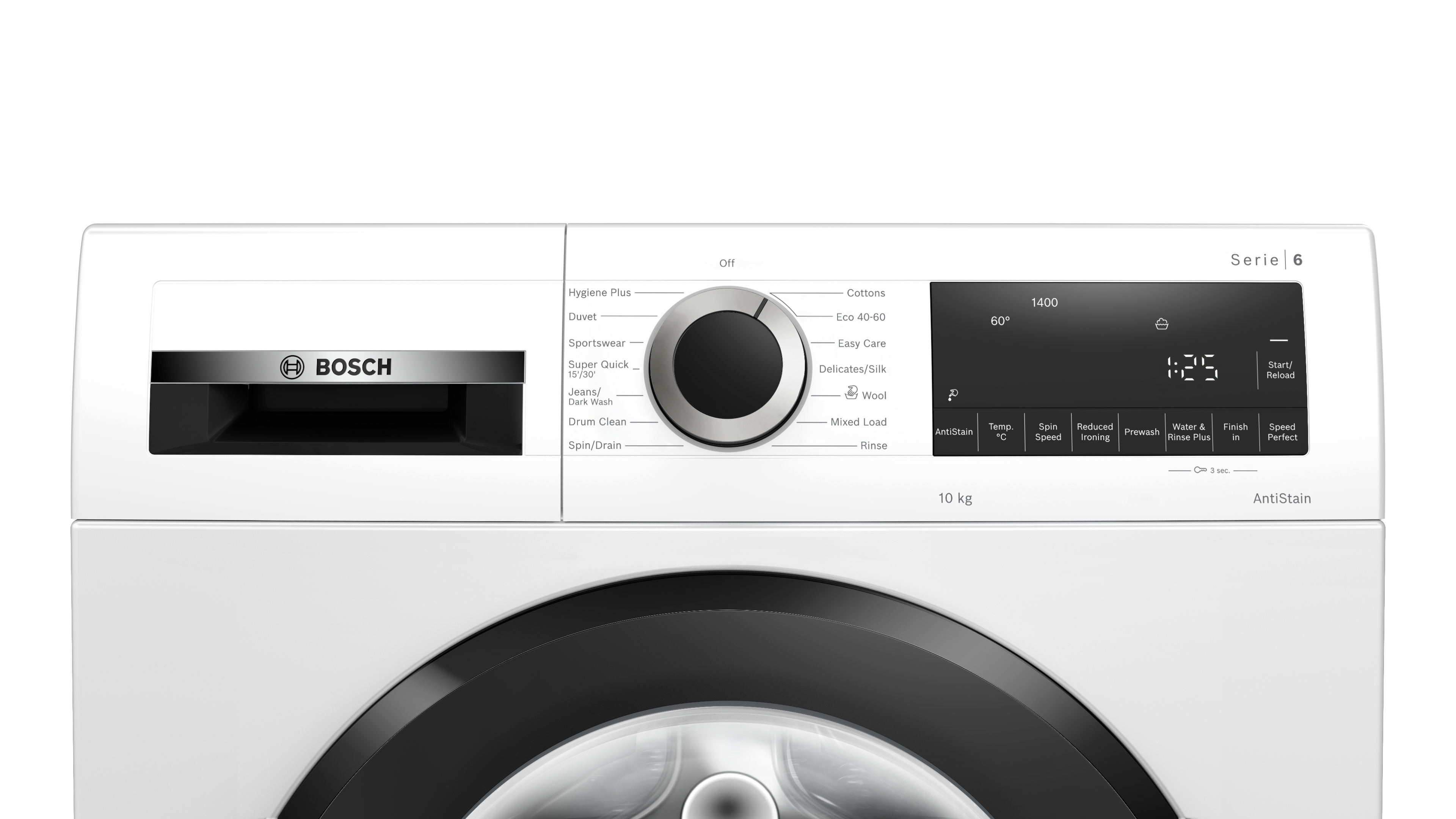 Bosch WGG25402GB 10kg 1400 Spin Washing Machine - White thumbnail image