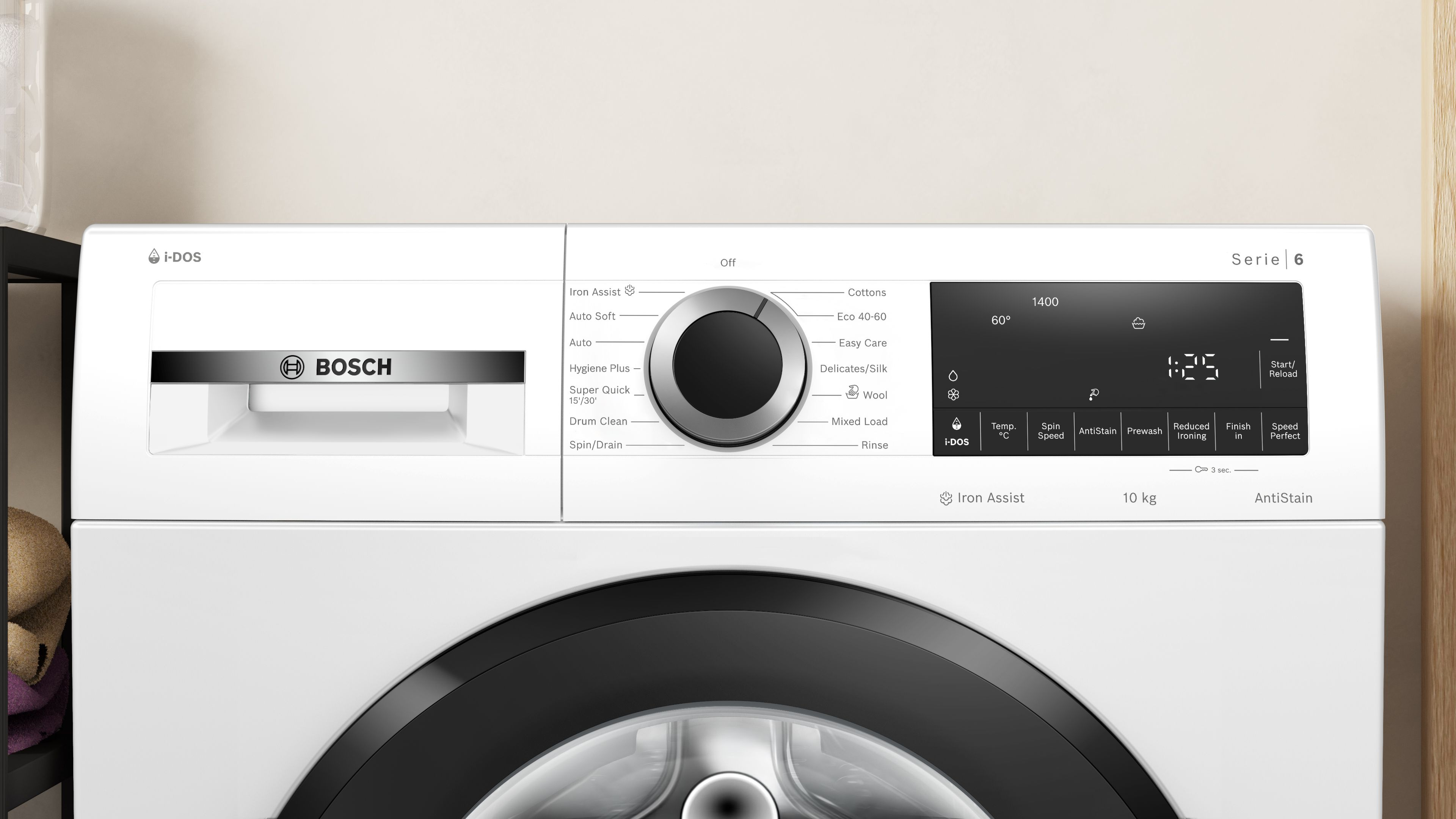 Bosch WGG254F1GB 10kg 1400 Spin Washing Machine - White thumbnail image