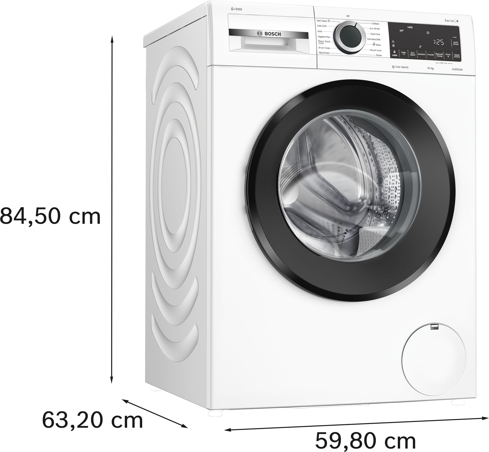 Bosch WGG254F1GB 10kg 1400 Spin Washing Machine - White thumbnail image