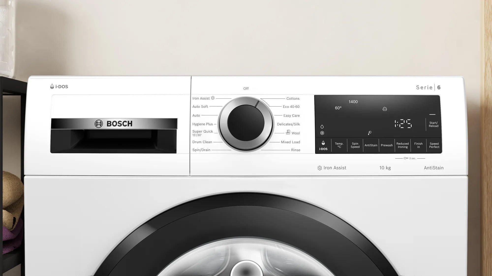 Bosch WGG254Z0GB 10kg 1400 Spin Washing Machine - White thumbnail image
