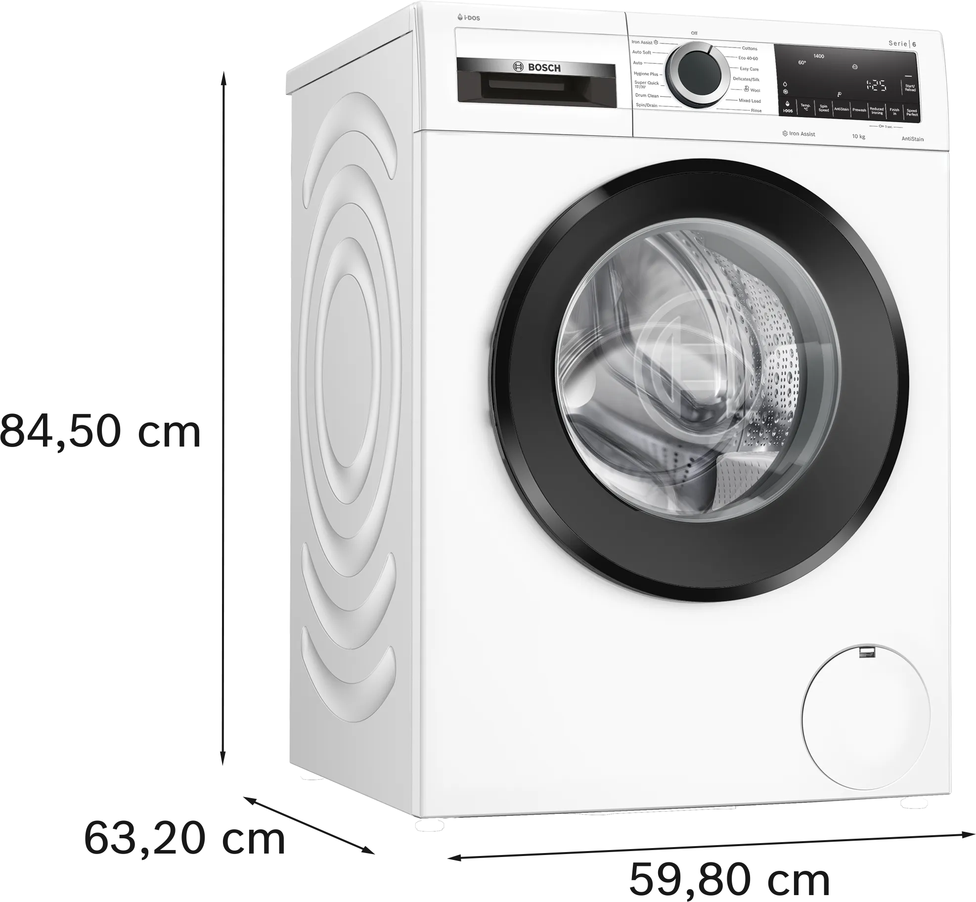 Bosch WGG254Z0GB 10kg 1400 Spin Washing Machine - White thumbnail image