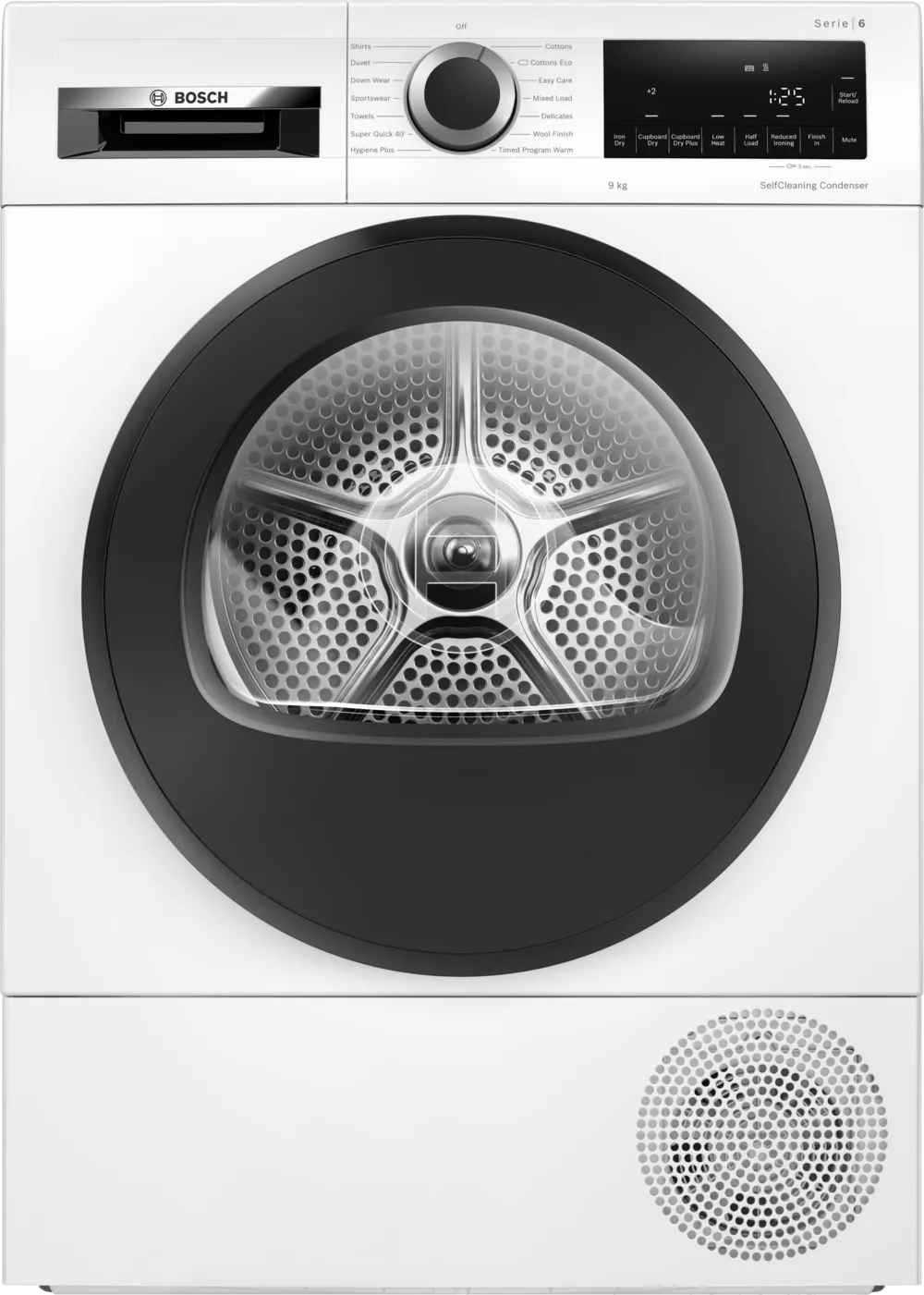 Bosch Series 6 WQG24502GB 9kg Heat Pump Tumble Dryer - White thumbnail image