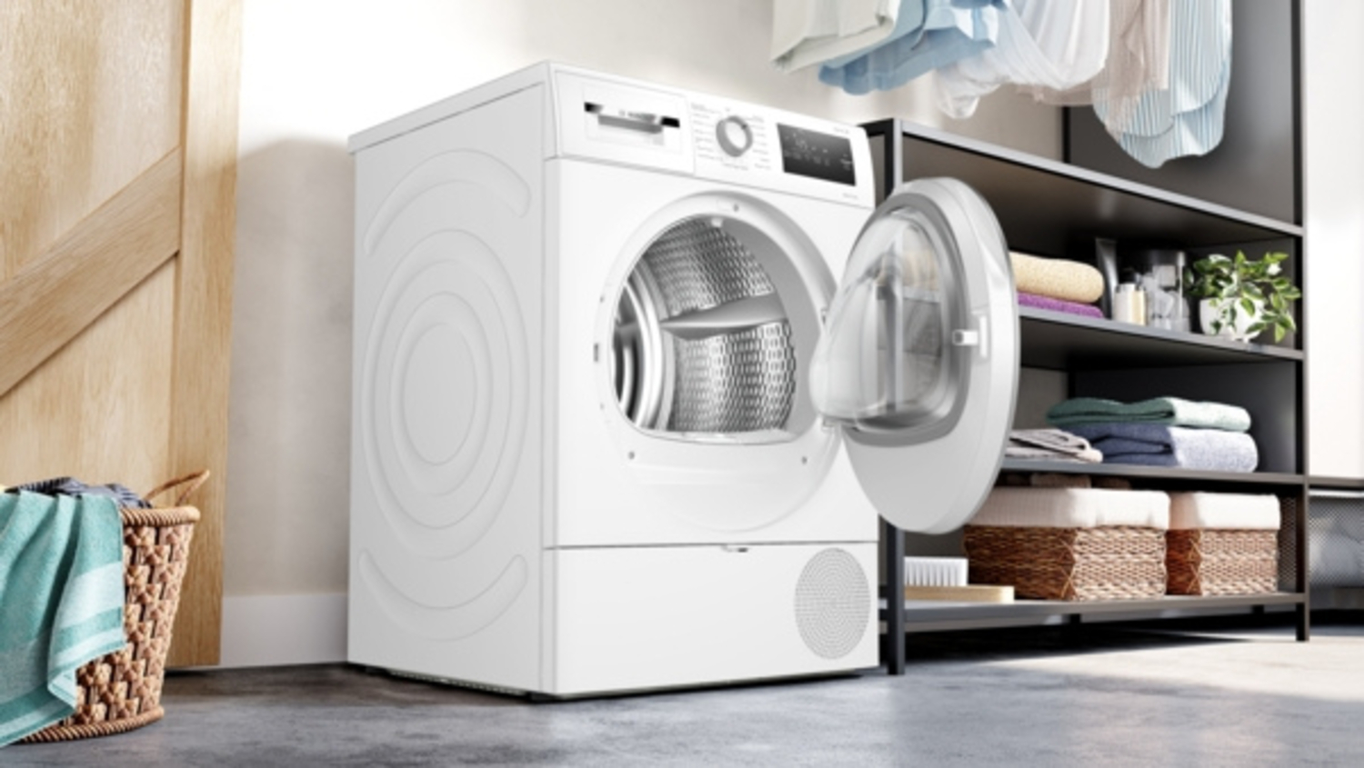 Bosch Series 4 WTH85226G 8kg Heat Pump Tumble Dryer - White thumbnail image