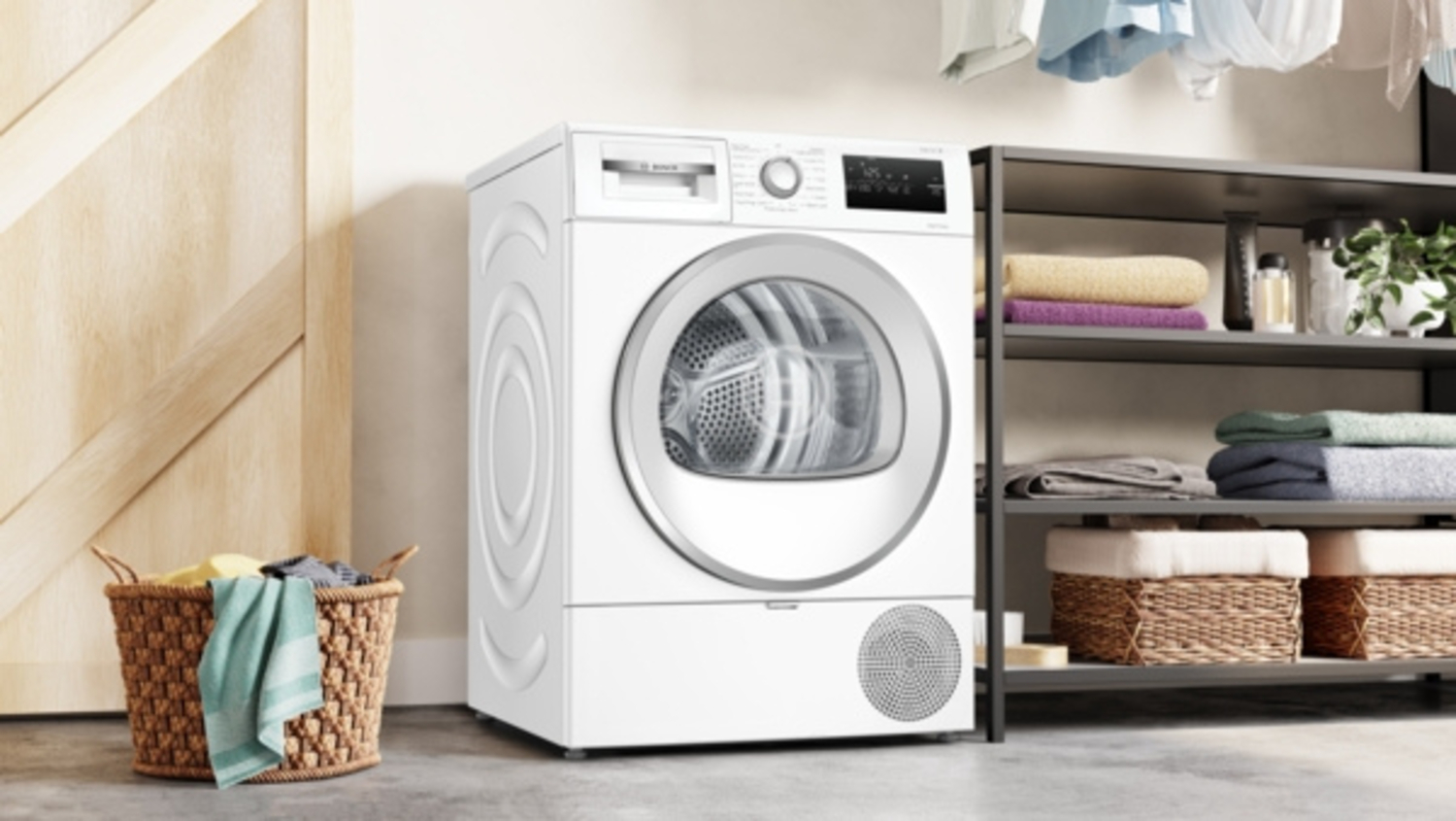 Bosch Series 4 WTH85226G 8kg Heat Pump Tumble Dryer - White thumbnail image