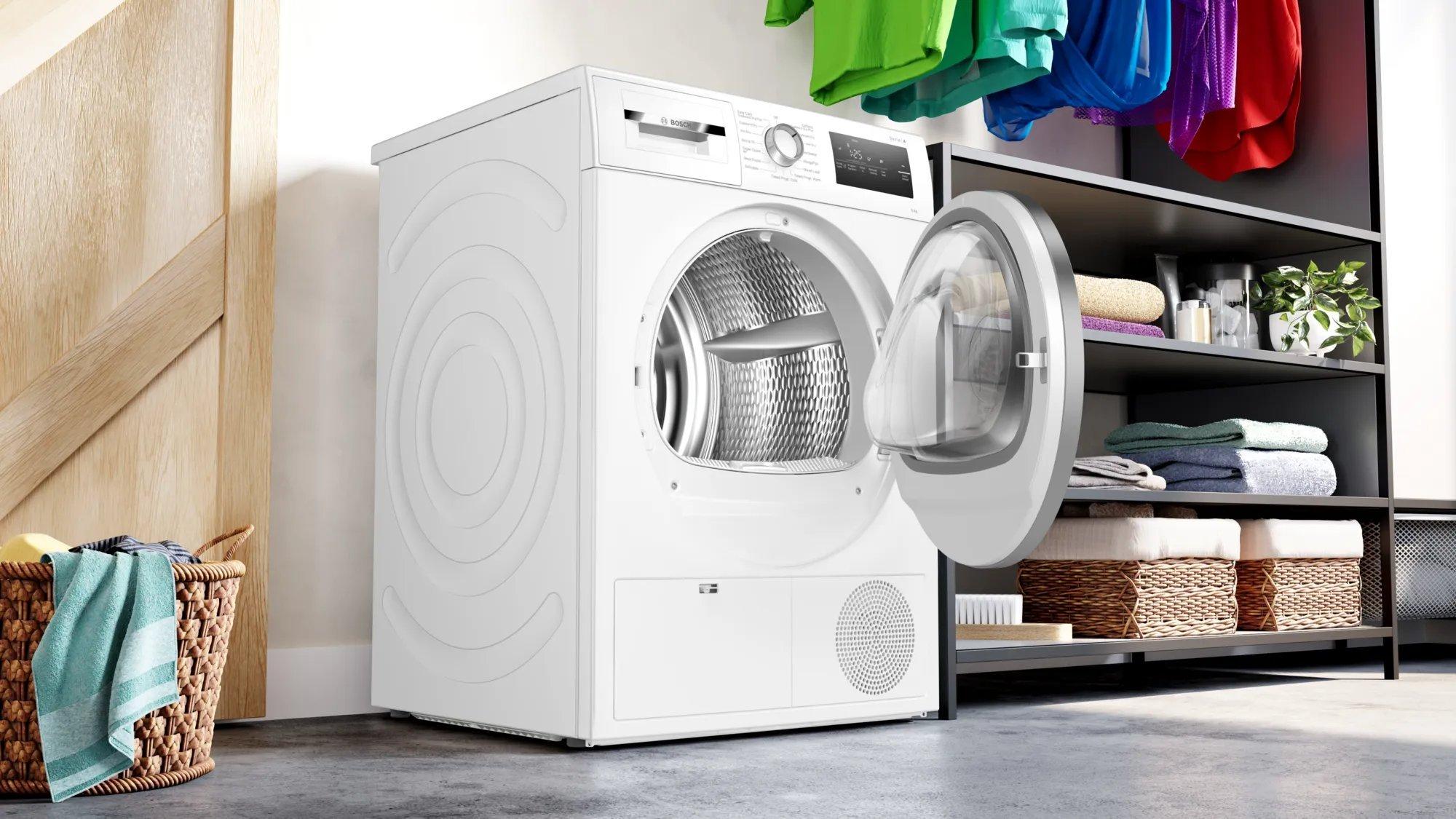 Bosch WTN83203GB 8kg Condenser Tumble Dryer - White thumbnail image
