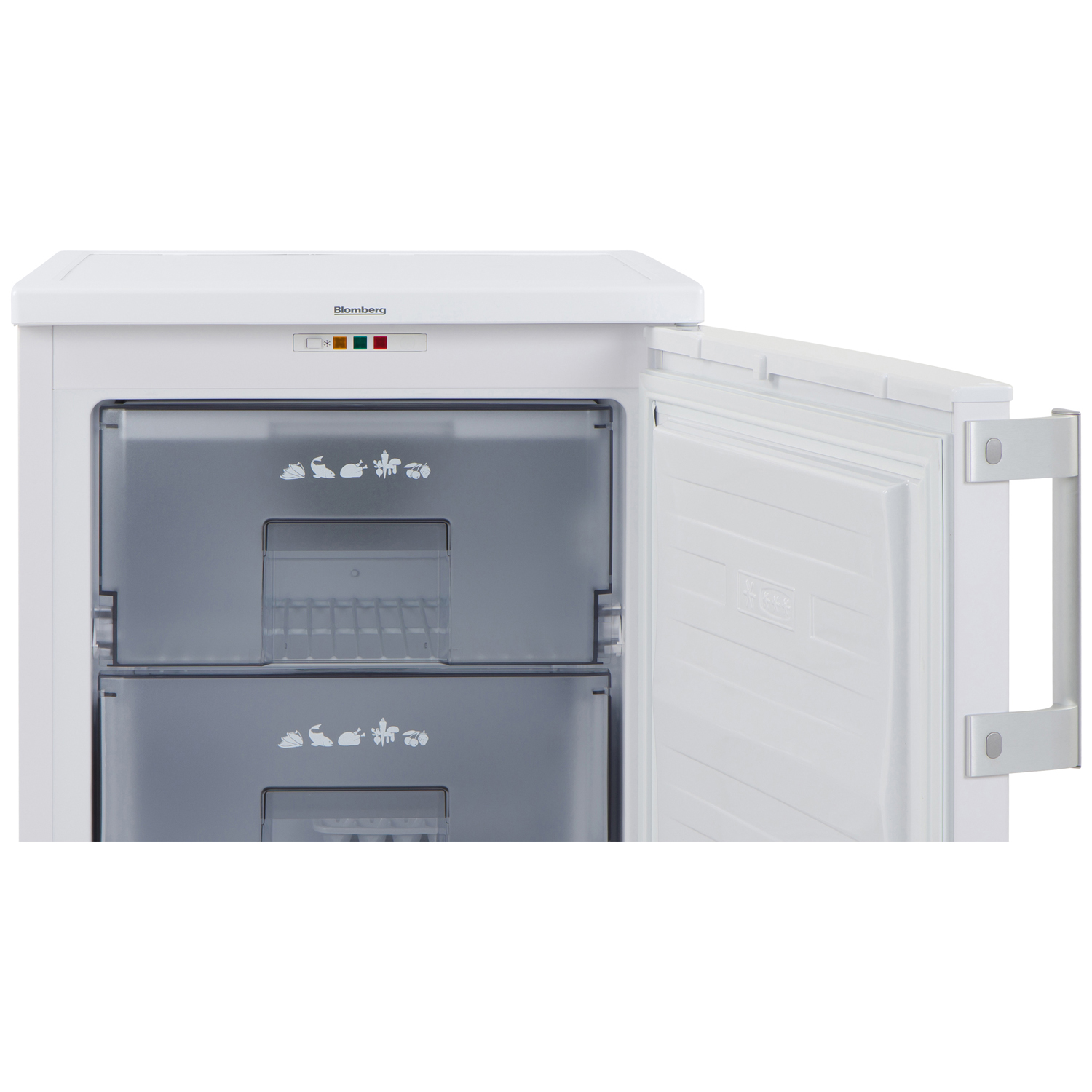 Blomberg FNE1531P 54.5cm Frost Free Undercounter Freezer - White thumbnail image