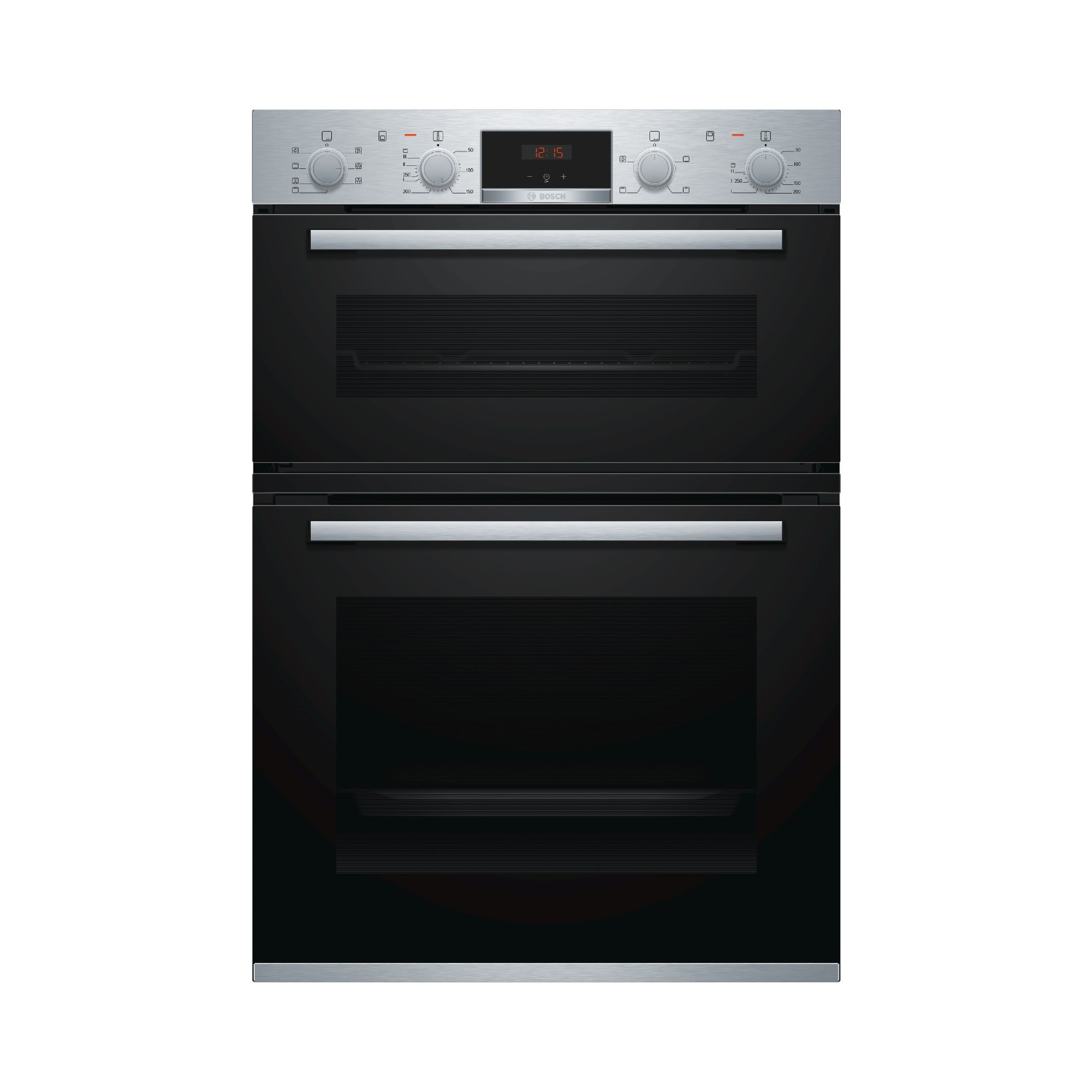 Bosch MBS533BS0B 59.4cm Built In Electric Double Oven with 3D Hot Air - Stainless Steel thumbnail image