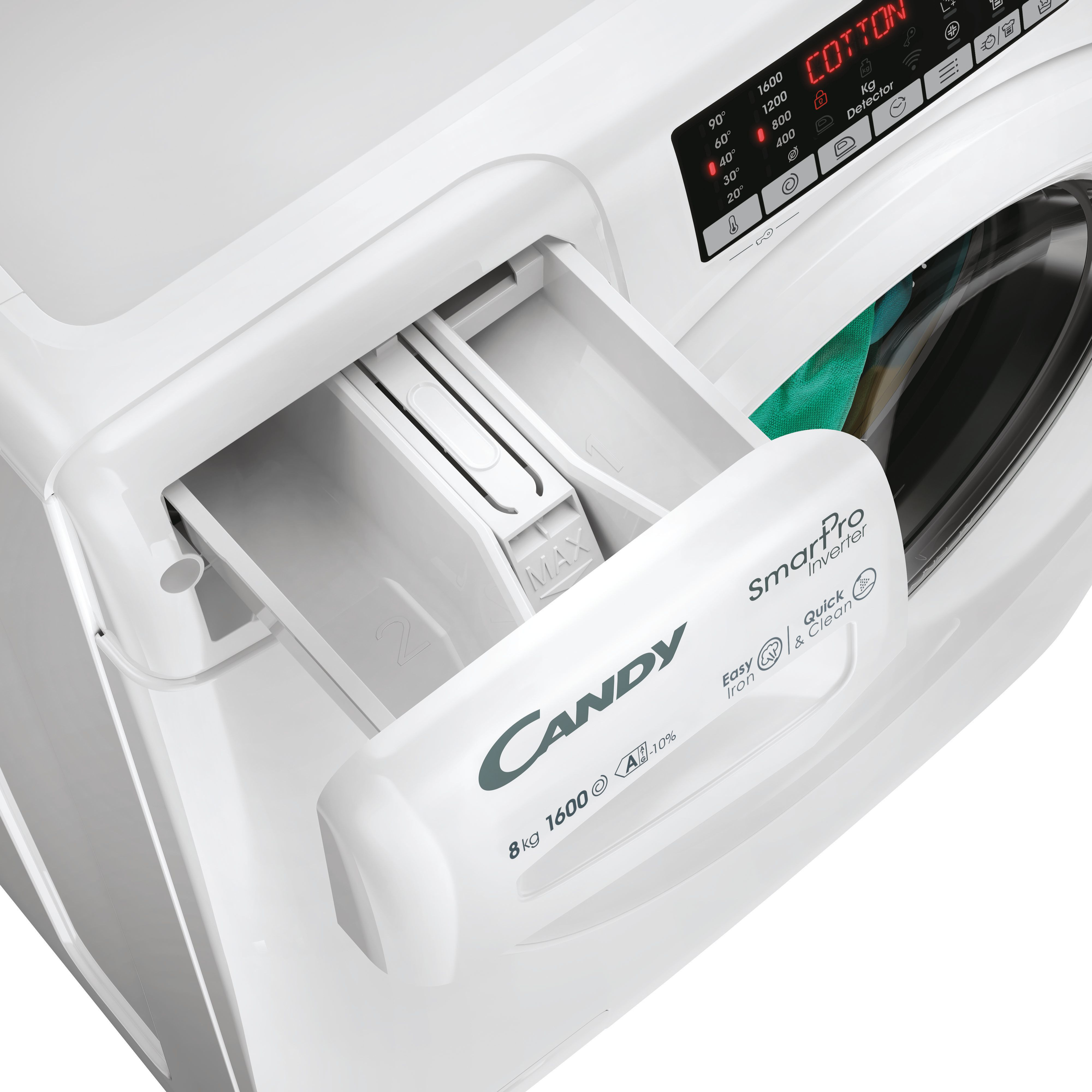 Candy CSO 686TWM6-80 8kg 1600 Spin Washing Machine – White thumbnail image