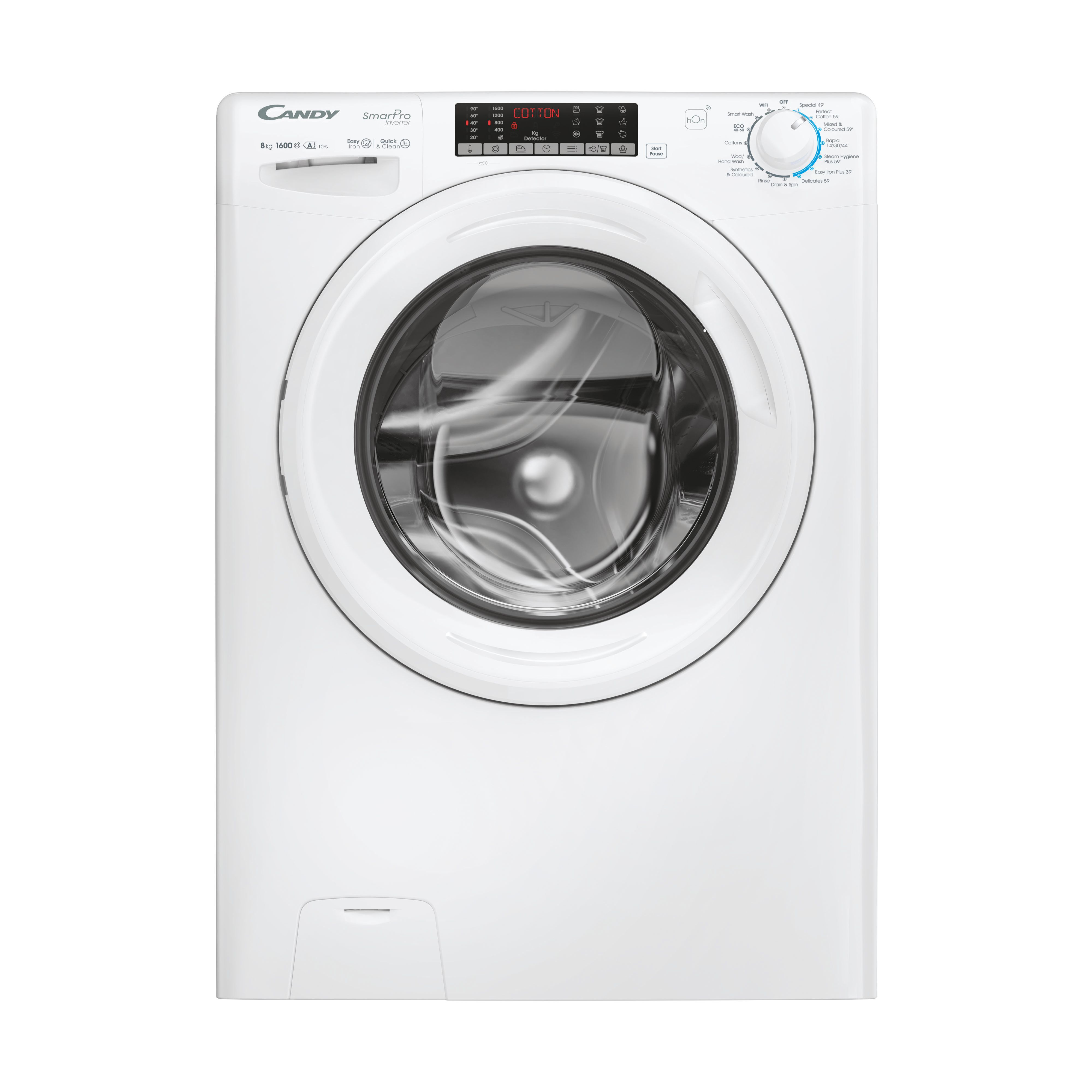 Candy CSO 686TWM6-80 8kg 1600 Spin Washing Machine – White thumbnail image