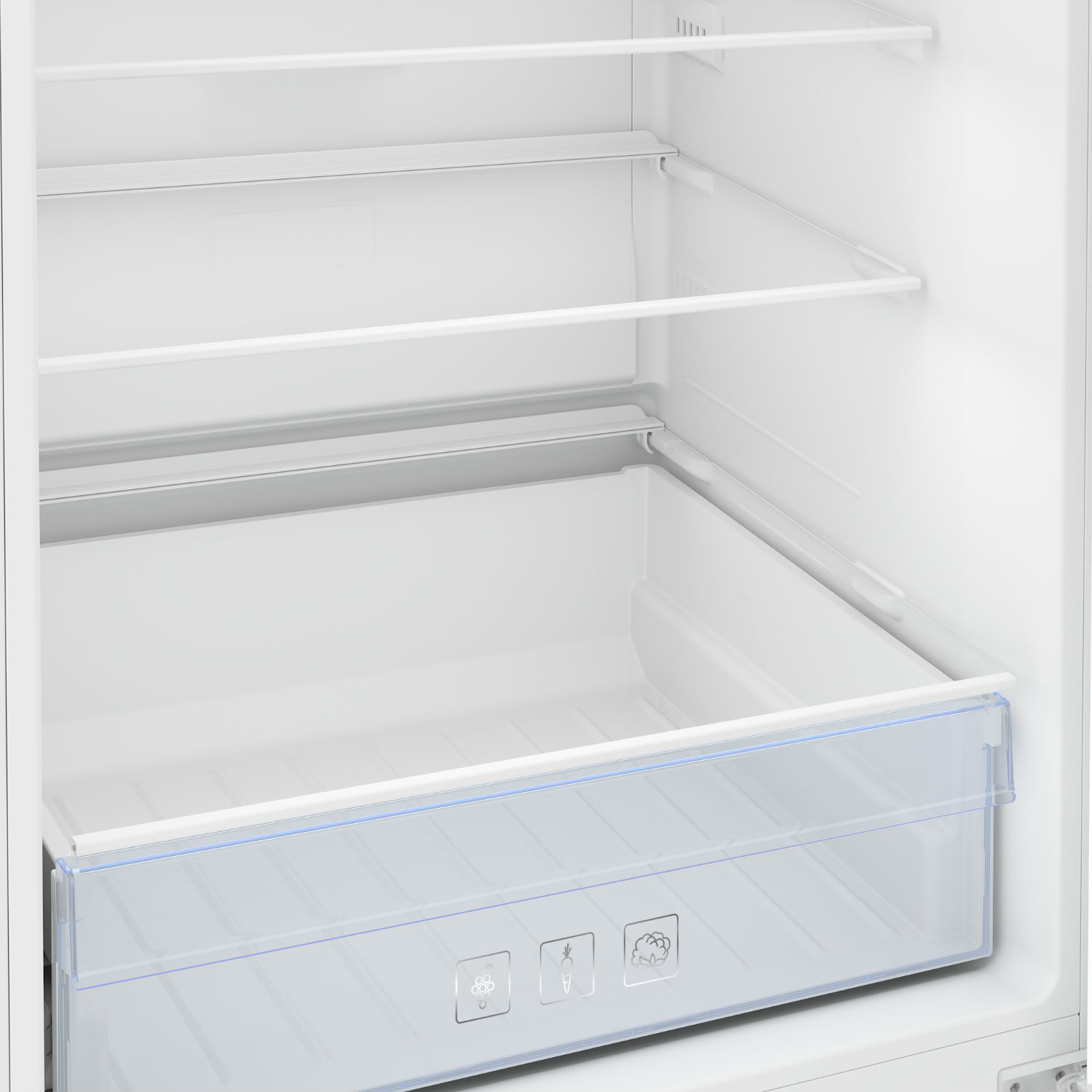 Beko CCFH1685W 60cm Fridge Freezer - White - Frost Free thumbnail image
