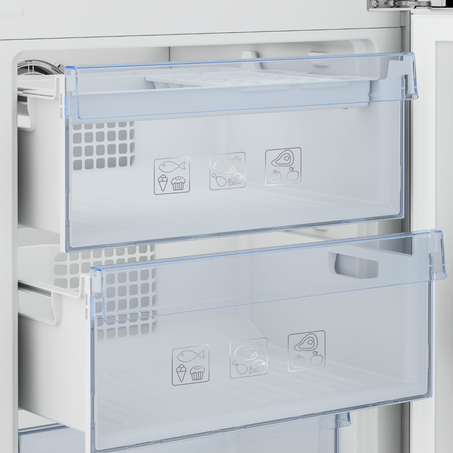 Beko CCFH1685W 60cm Fridge Freezer - White - Frost Free thumbnail image