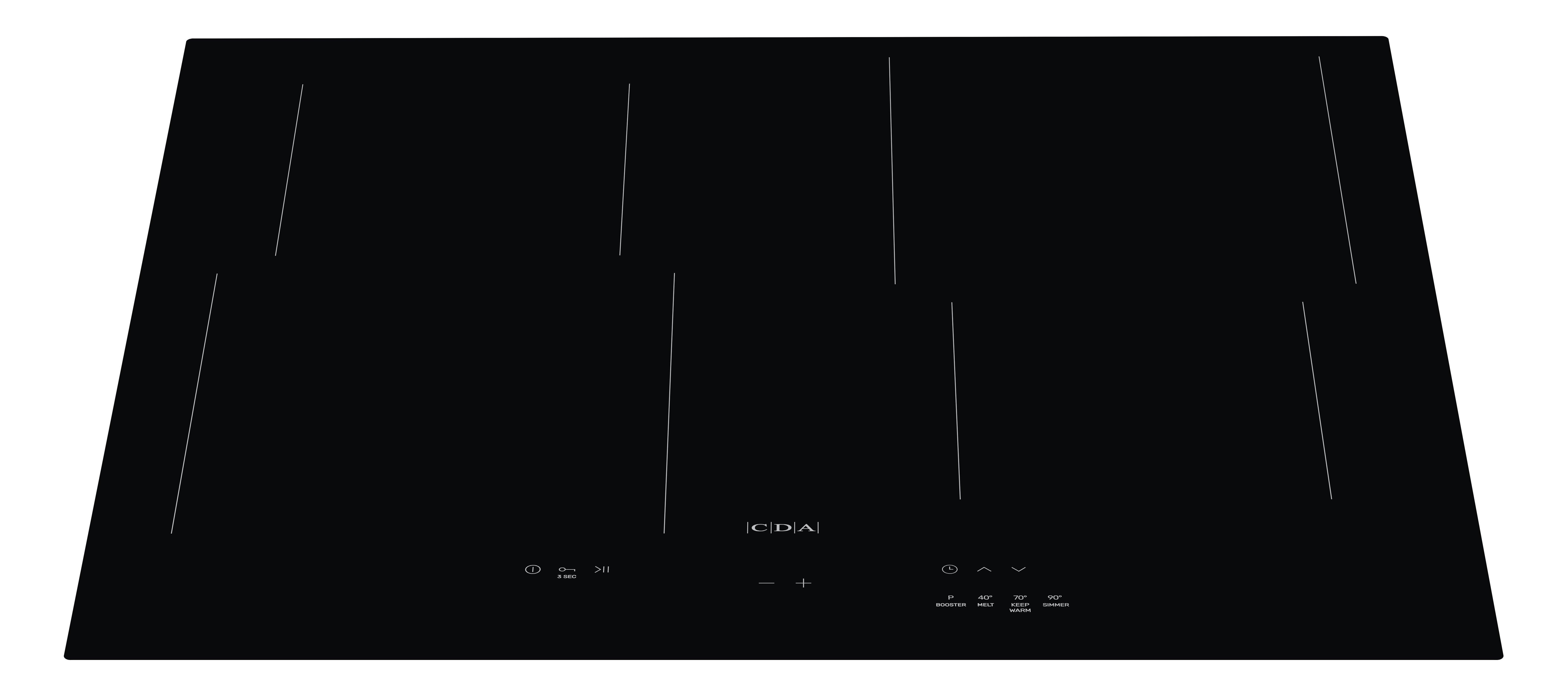 CDA HN6112FR 60cm 4 zone Induction hob - Black thumbnail image
