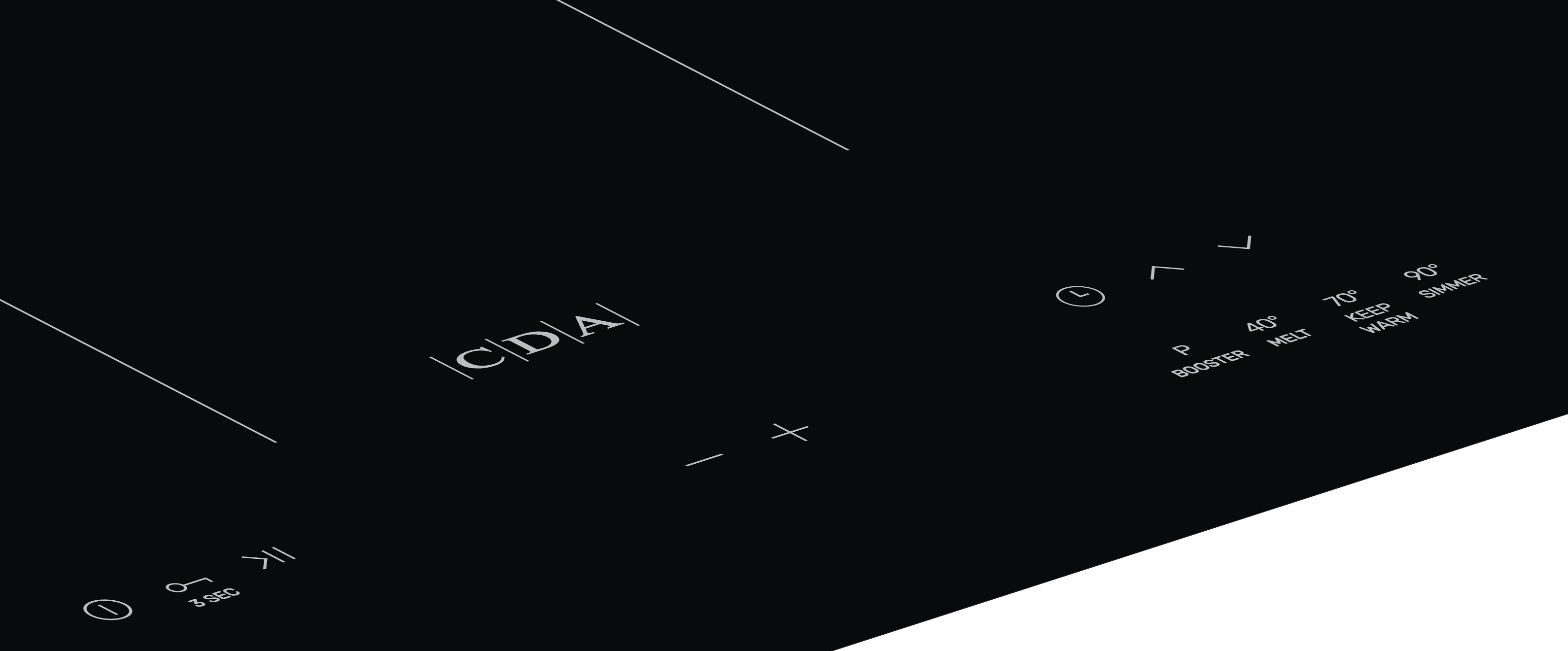 CDA SC223BLKIT 59.5cm Built In Electric Single Oven with 59.2cm Induction Hob - Black thumbnail image