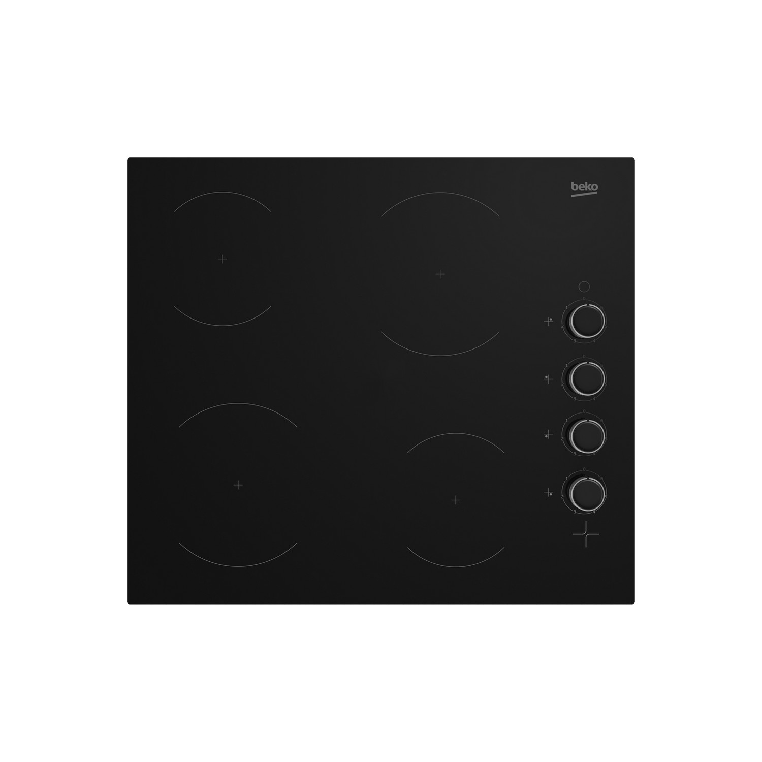 Beko CIHYV21B Ceramic Hob | Compact 2-Zone Black Glass Cooker Hob thumbnail image