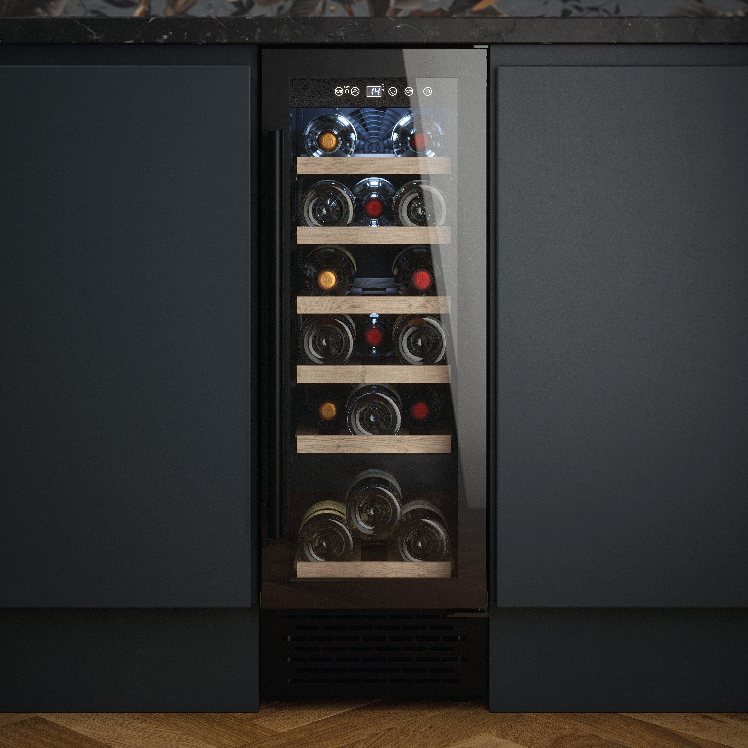 CATA UBBKWC30 29.5cm Wine Cooler - Black thumbnail image