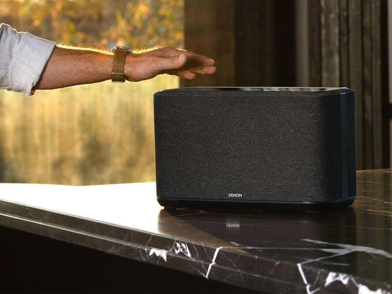 One Only - Denon Home 350BKE2GB Wireless Smart Speaker/Home Theatre - Black - Display Model Only thumbnail image