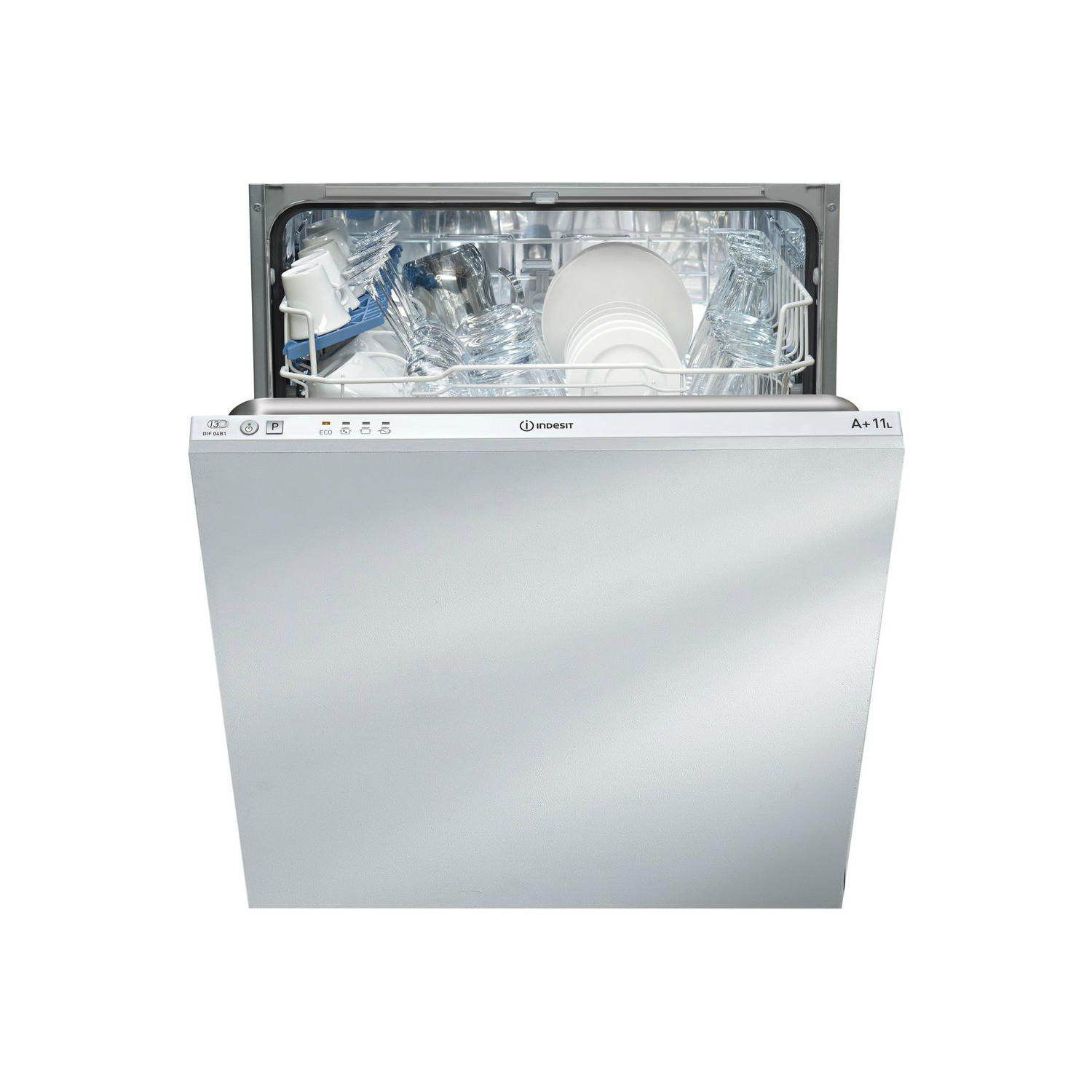 Indesit 13 Place Settings Integrated Full Size Dishwasher - White - A+ Energy Rated thumbnail image