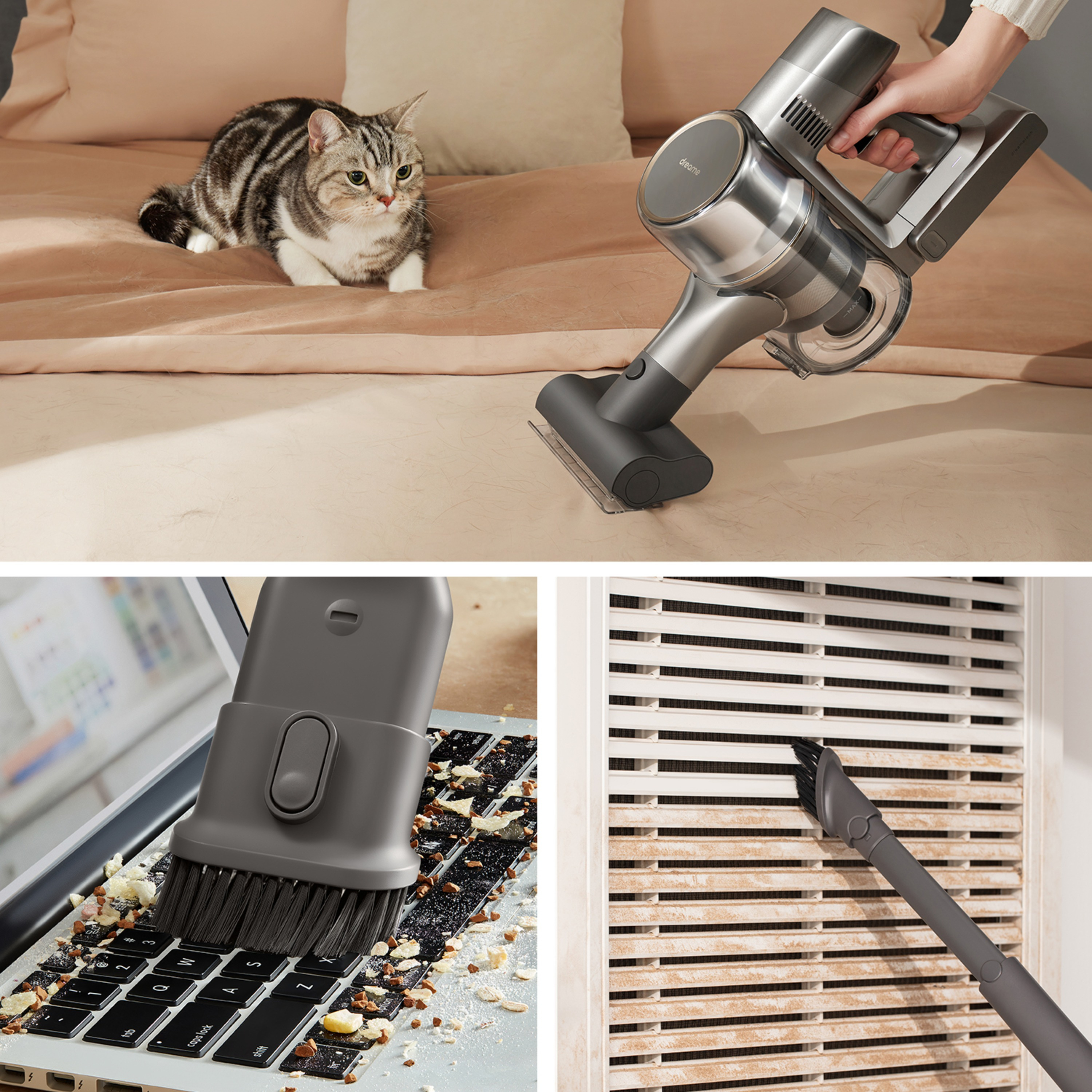 Dreame DRMVTV97A R20 Cordless Stick Vacuum - 90 Minutes Run Time - Grey thumbnail image