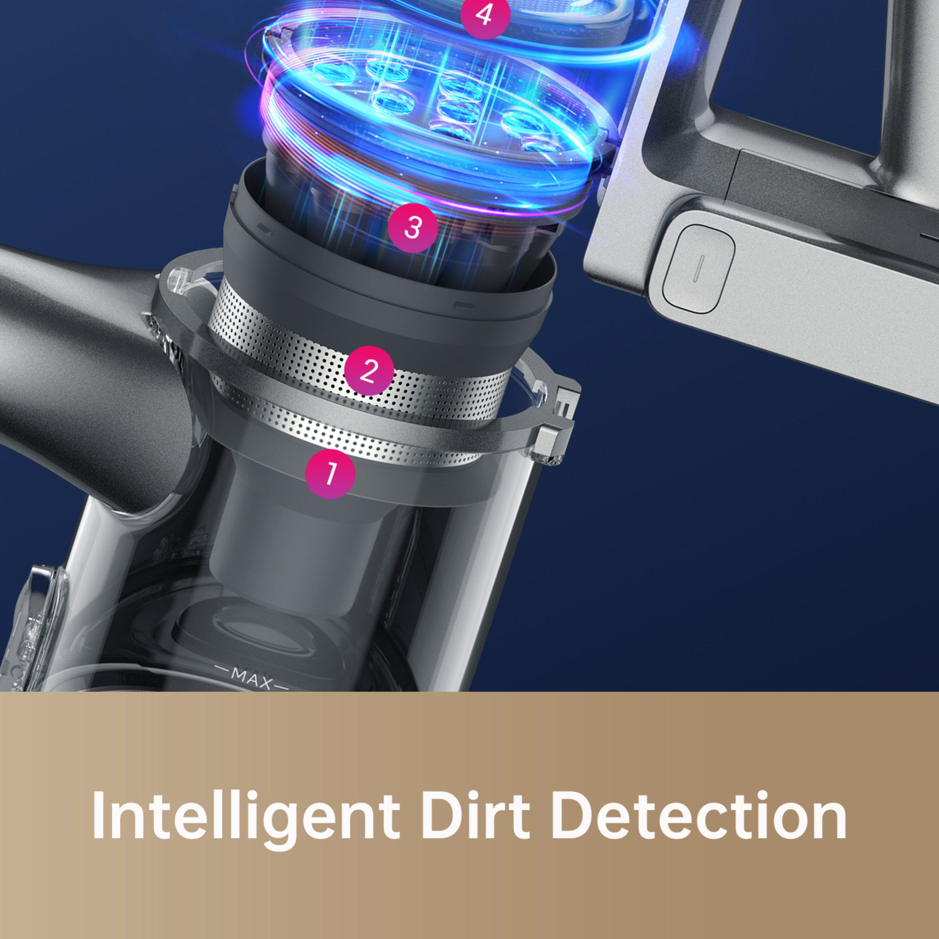 Dreame DRMVTV97A R20 Cordless Stick Vacuum - 90 Minutes Run Time - Grey thumbnail image