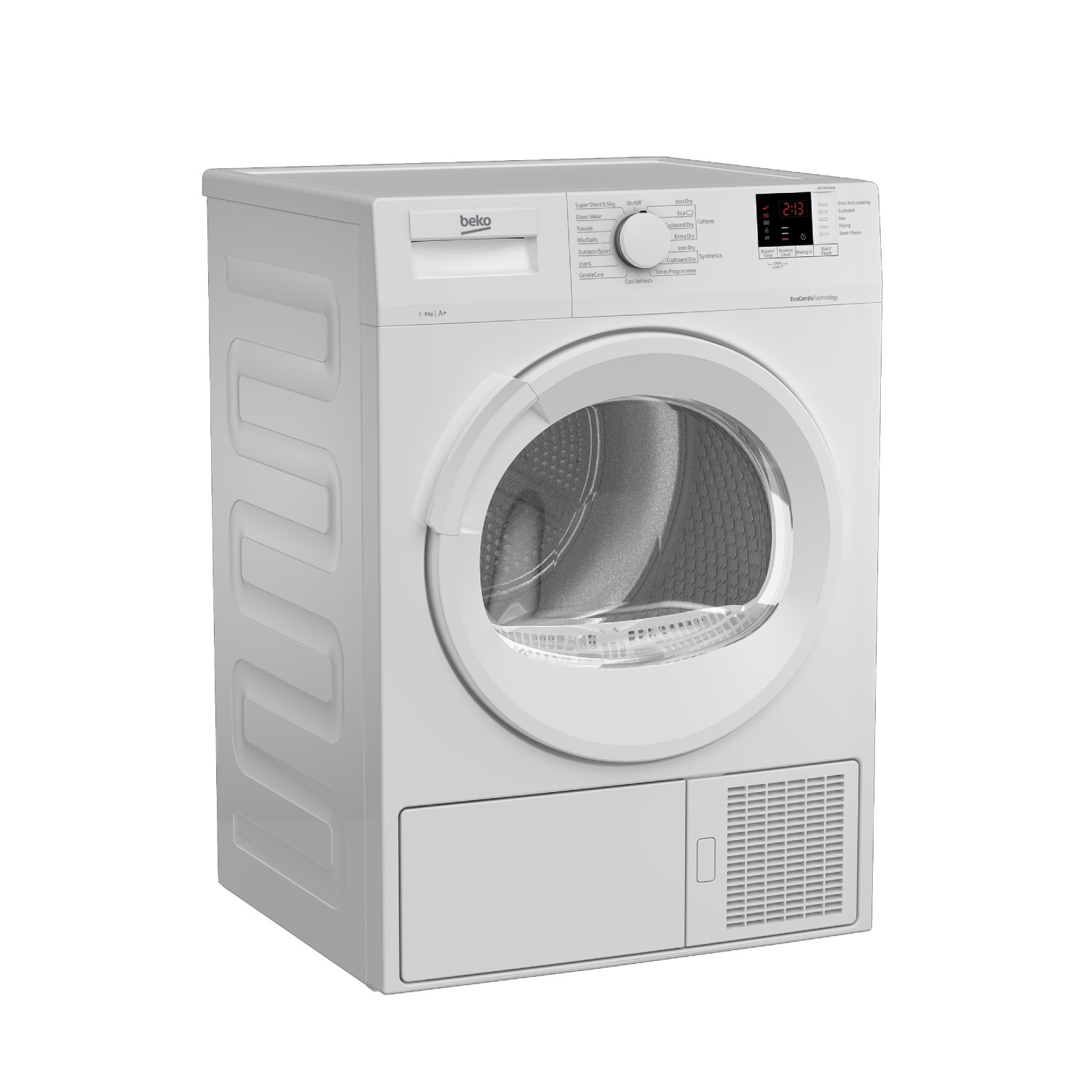 Beko DTLP81141W 8kg Heat Pump Tumble Dryer - White thumbnail image