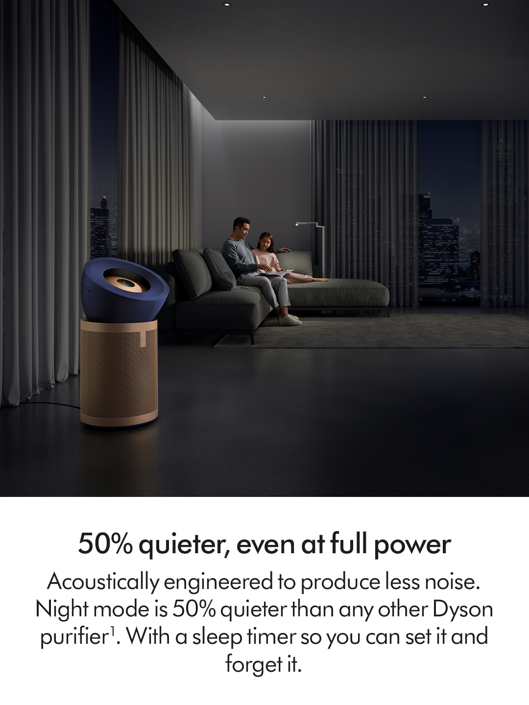 Dyson BP04 (545814-01) Purifier Big+Quiet Formaldehyde Fan - Prussian Blue / Gold thumbnail image