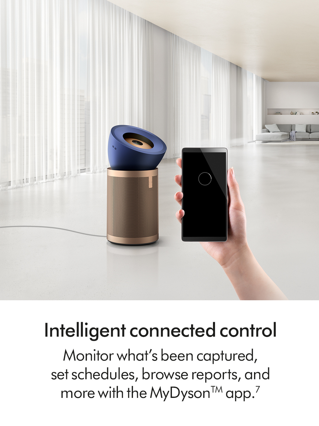 Dyson BP04 (545814-01) Purifier Big+Quiet Formaldehyde Fan - Prussian Blue / Gold thumbnail image