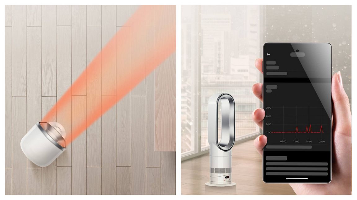 Dyson 330HF1 Hot+Cool Remote Link Pre-heat heater and Cooling Fan thumbnail image