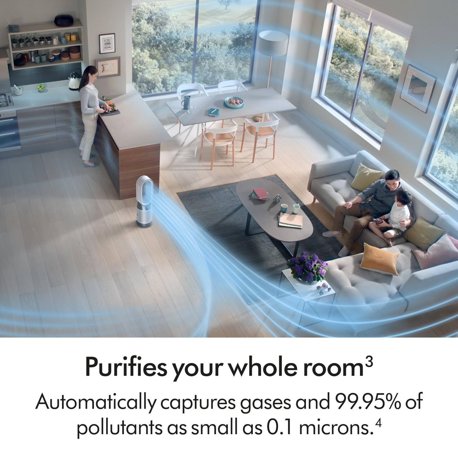 Dyson HP11 Hot & Cool Purifier - White thumbnail image