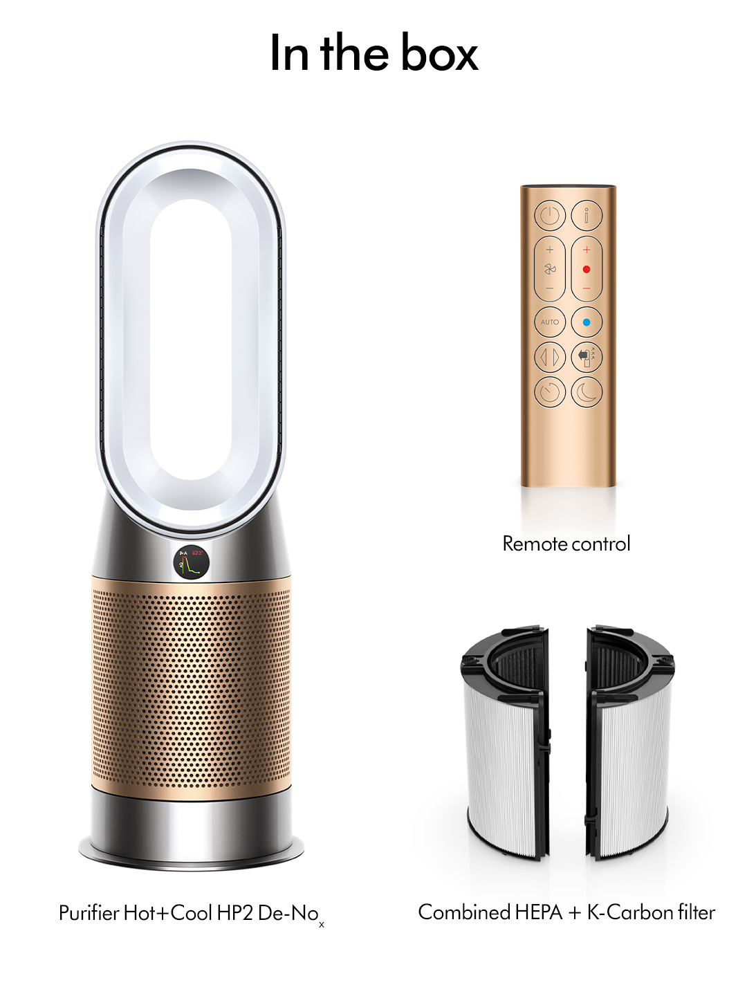 Dyson HP12 (544557-01) Purifier De-NOx - White/Gold thumbnail image