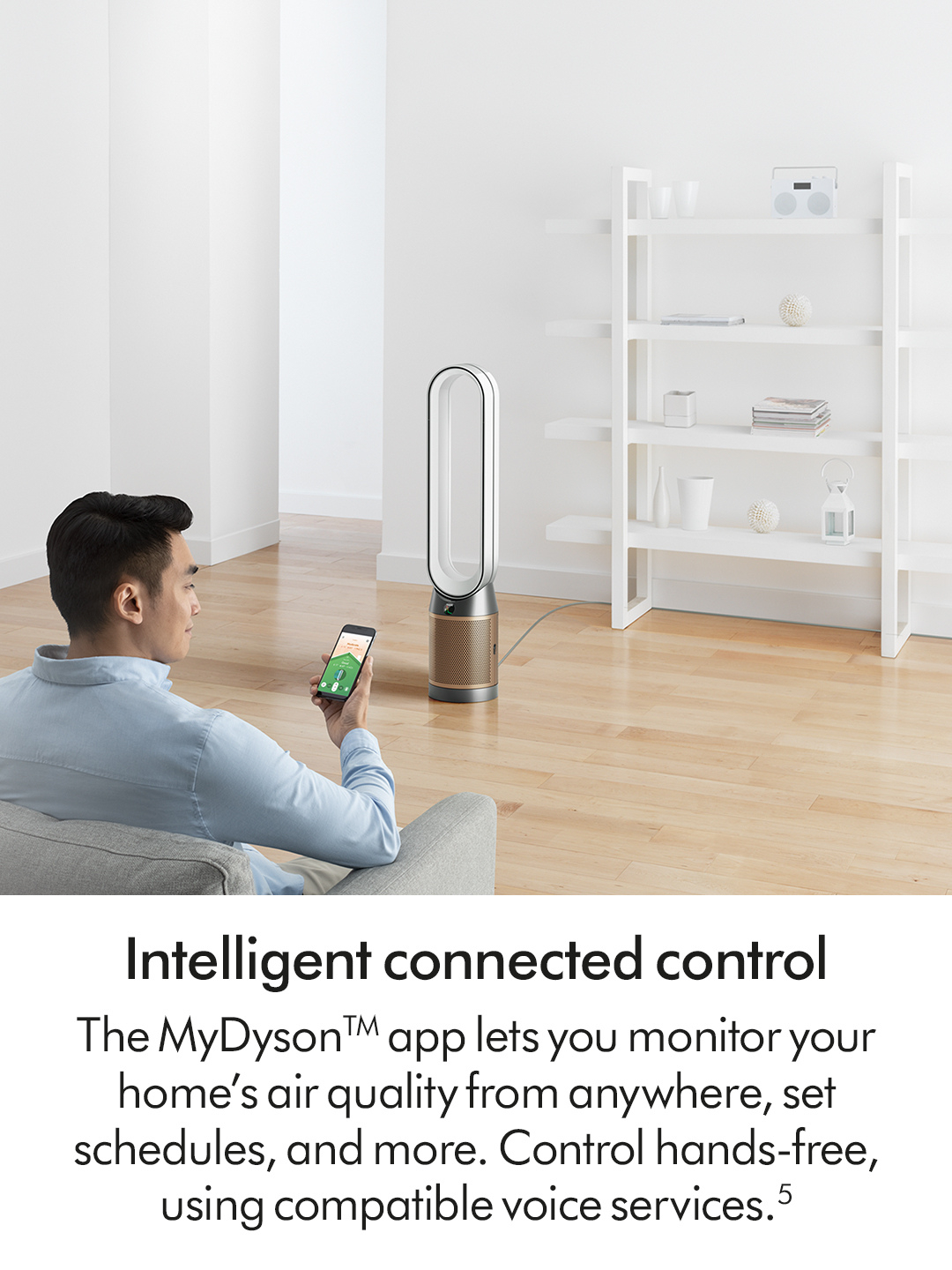 Dyson TP12 (544535-01) Purifier Fan - White/Gold thumbnail image