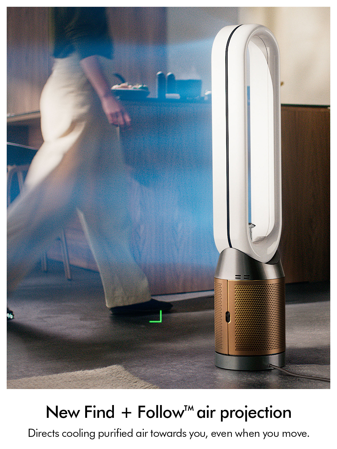 Dyson TP14 (491371-01) Purifier Fan - White/Gold thumbnail image