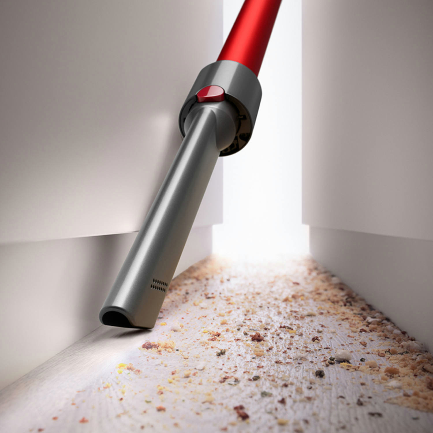 Dyson V11EXTRA Stick Vacuum Cleaner - 60 Minutes Run Time - Nickel/Red thumbnail image