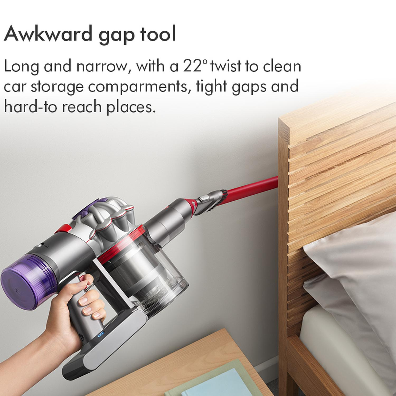 Dyson V12-2023KIT Detect Slim Absolute Cordless Vacuum Cleaner with Cleaning Accessory Kit - 60 Minutes Run Time - Yellow/Nickel thumbnail image